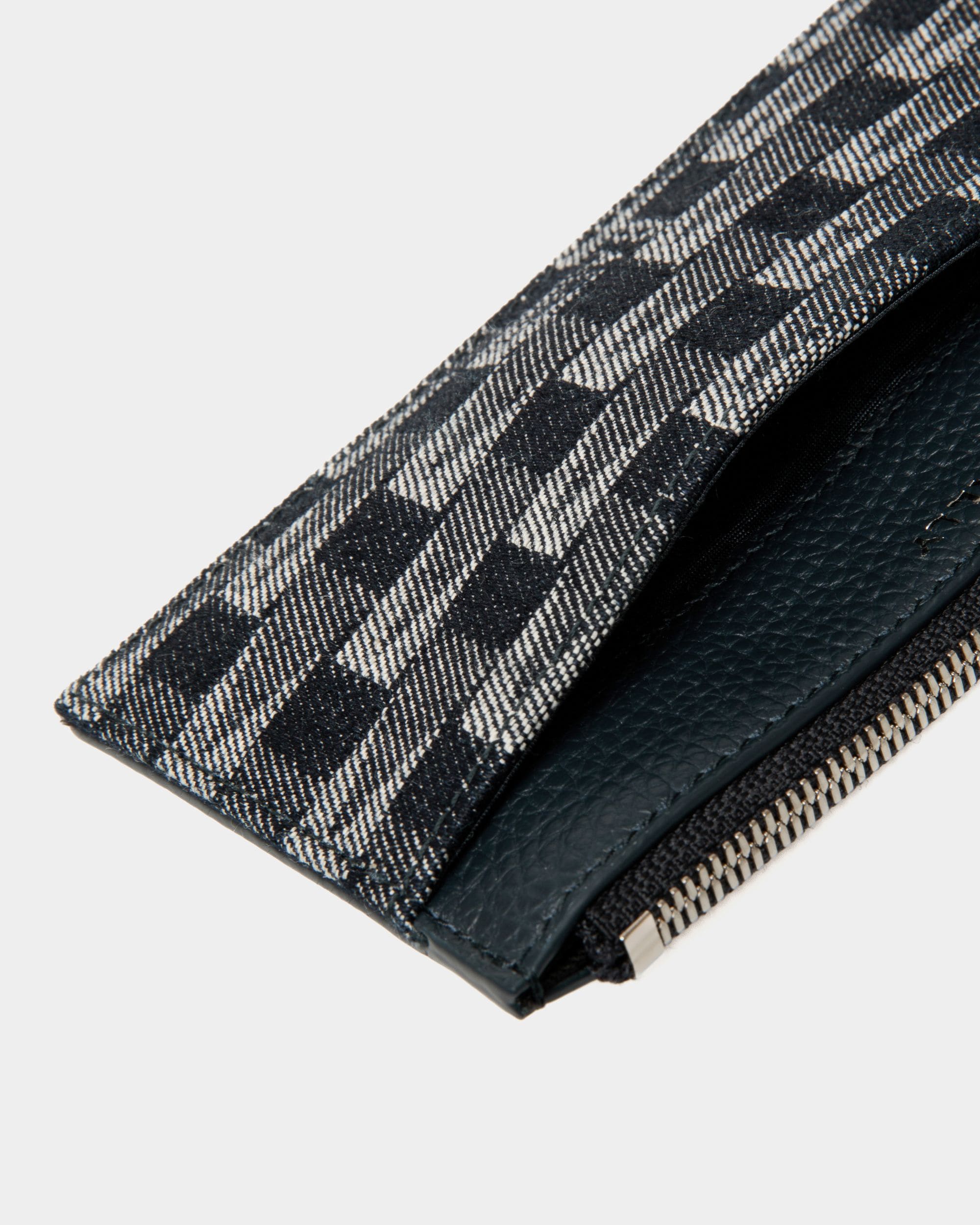 Portacarte Con Portamonete Pennant In Denim - Uomo - Bally - 04