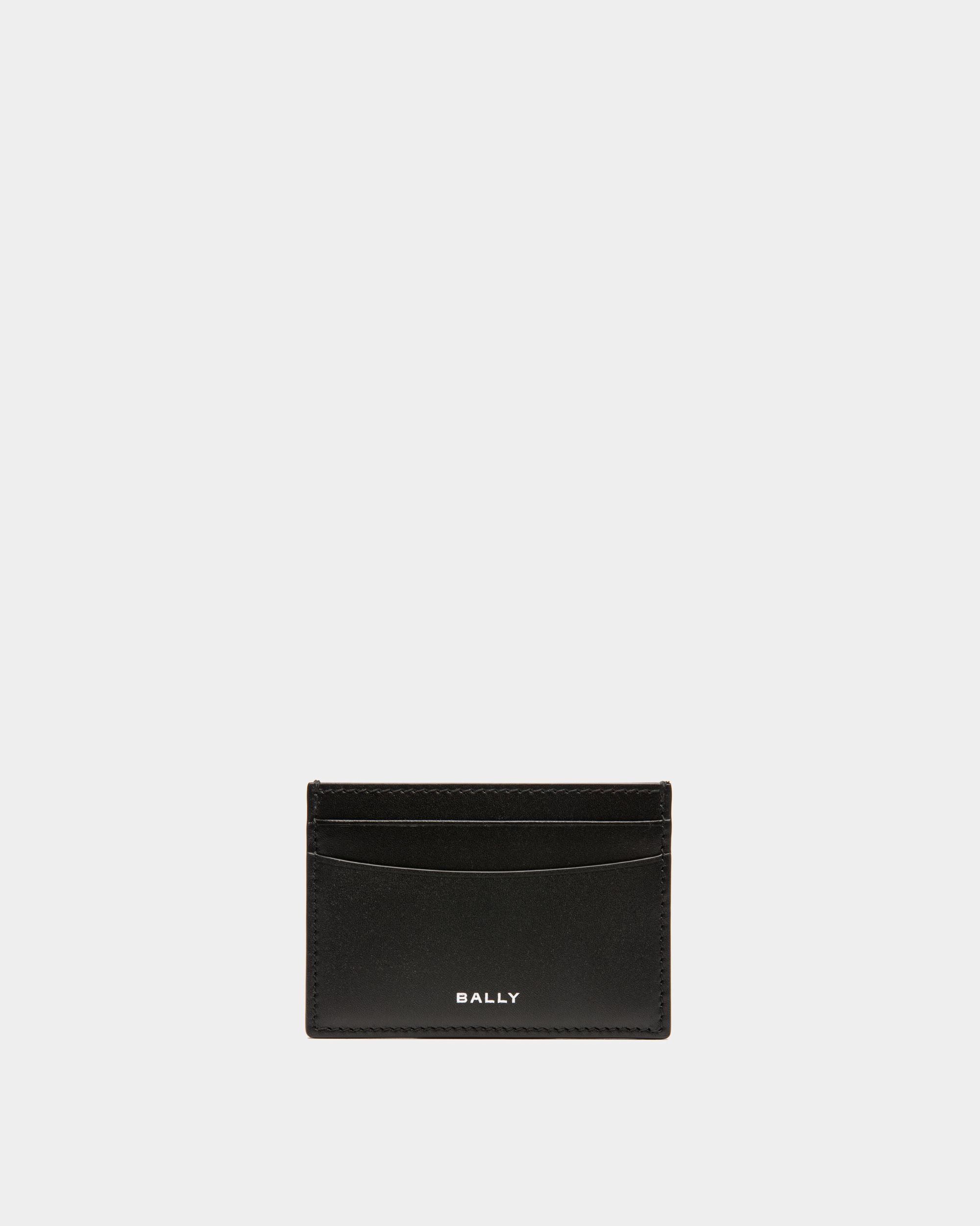 Busy Bally Card Holder in Black Leather - Men's - Bally - 01