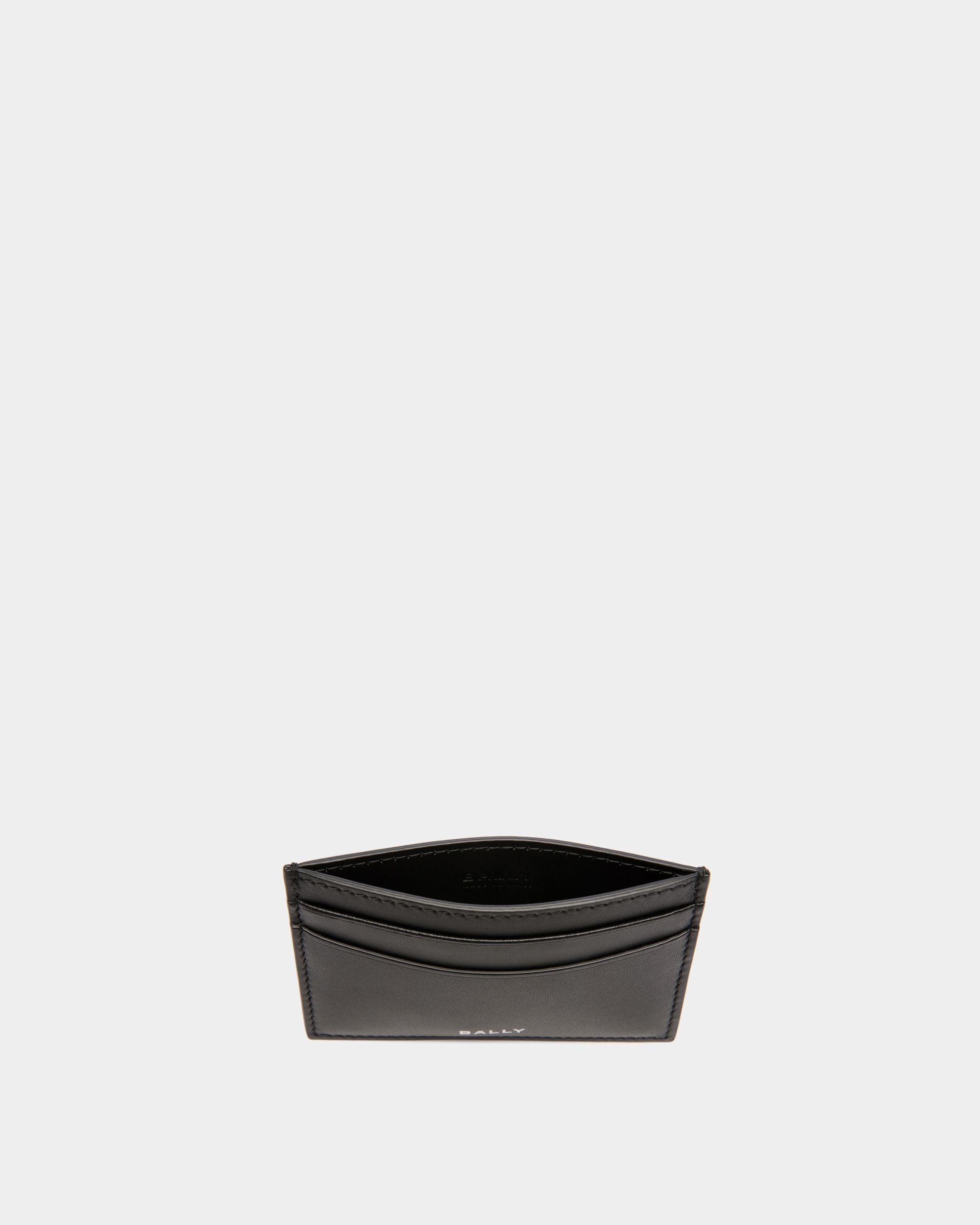 Busy Bally Card Holder in Black Leather - Men's - Bally - 03