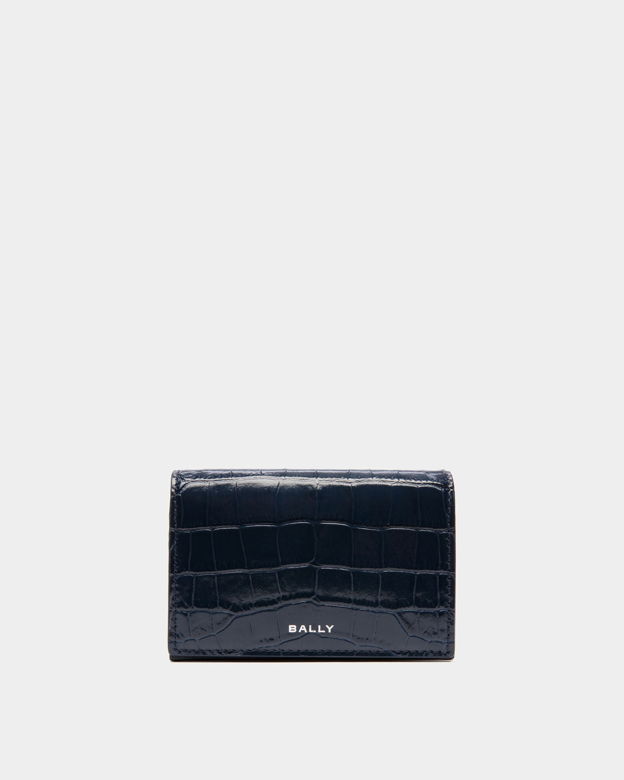 Étui Porte-Cartes De Visite Busy Bally En Cuir Imprimé Crocodile - Homme - Bally - 01