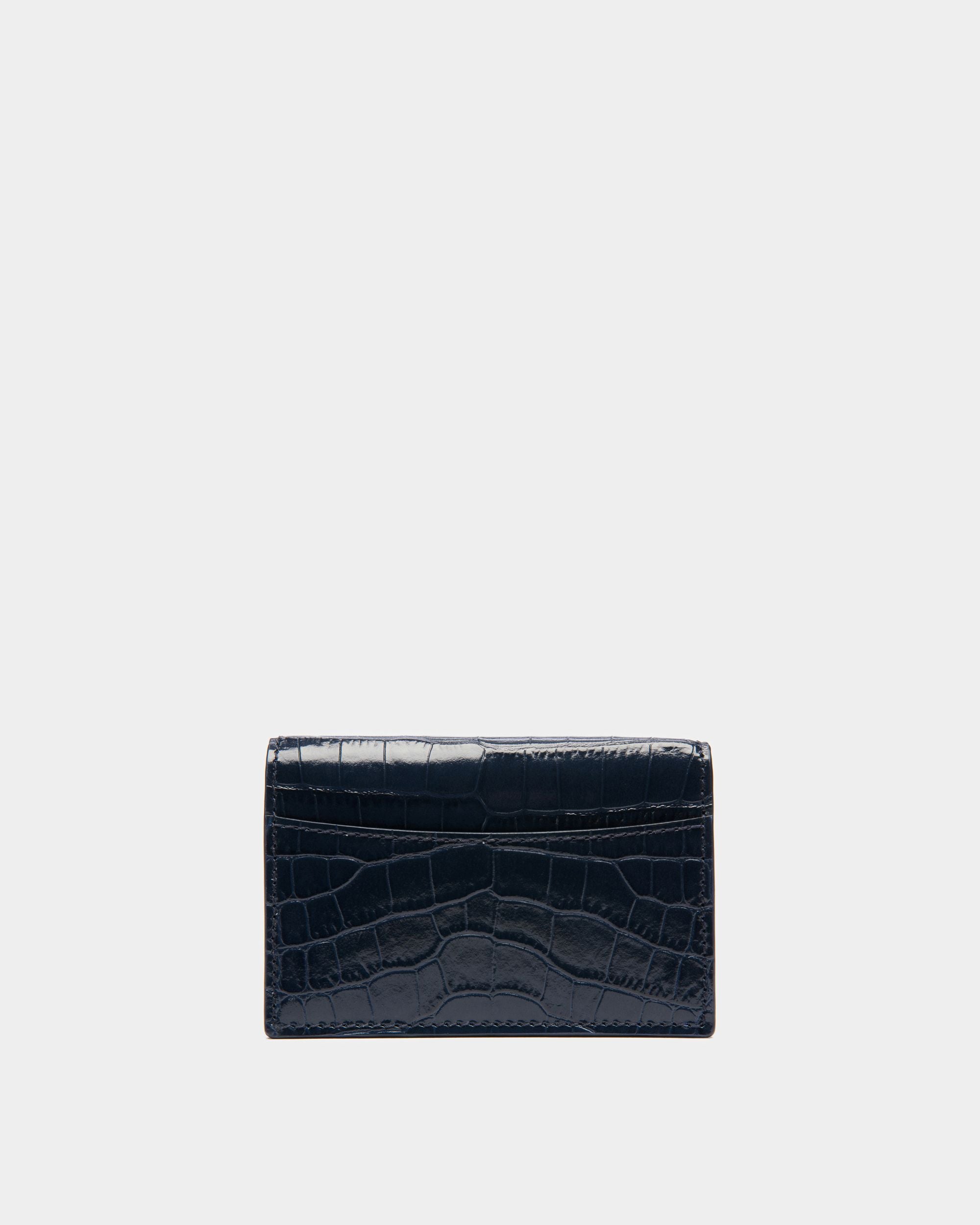 Étui Porte-Cartes De Visite Busy Bally En Cuir Imprimé Crocodile - Homme - Bally - 02
