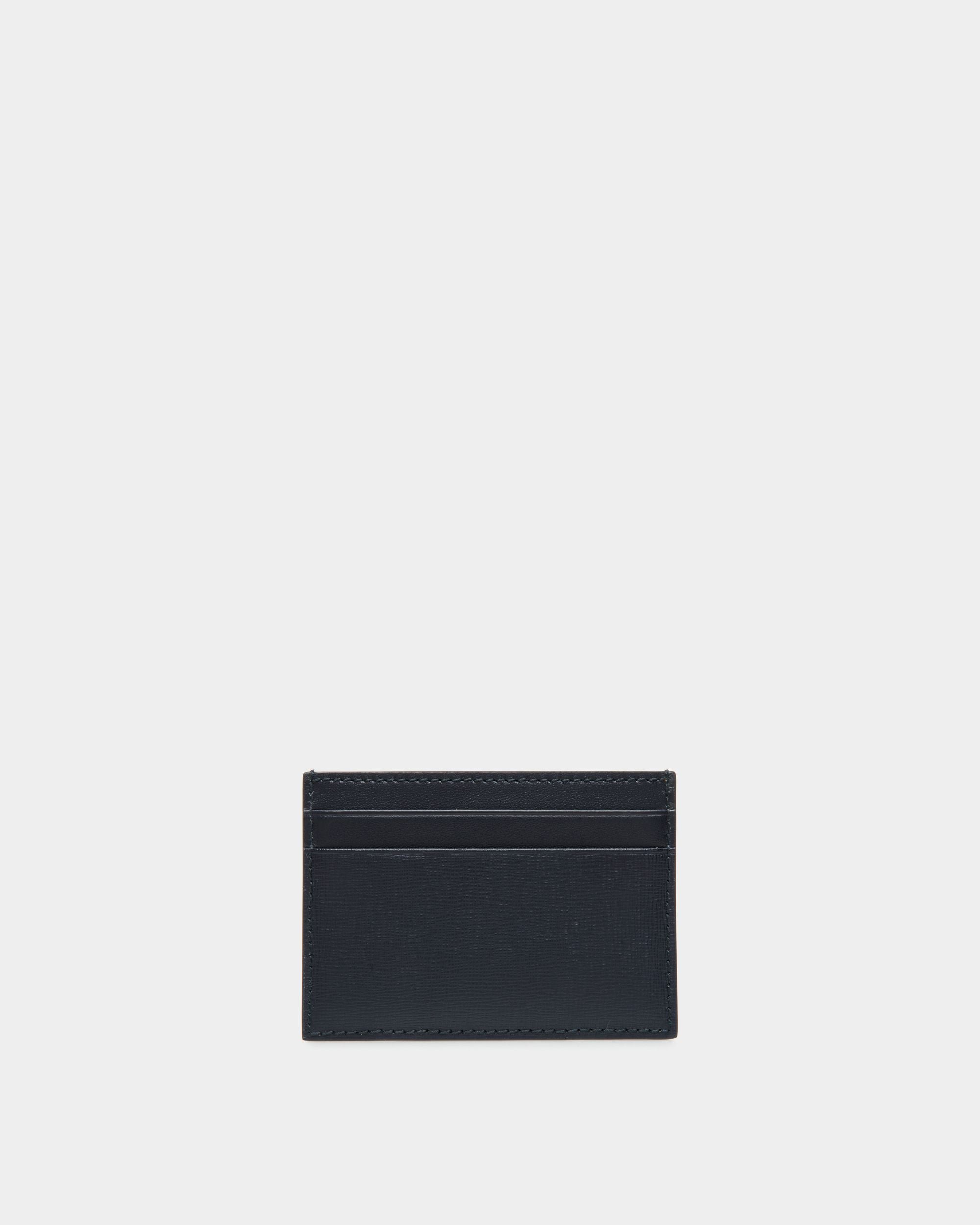 Mythos Kartenetui Aus Recyceltem Leder In Navy Blue - Homme - Bally - 02