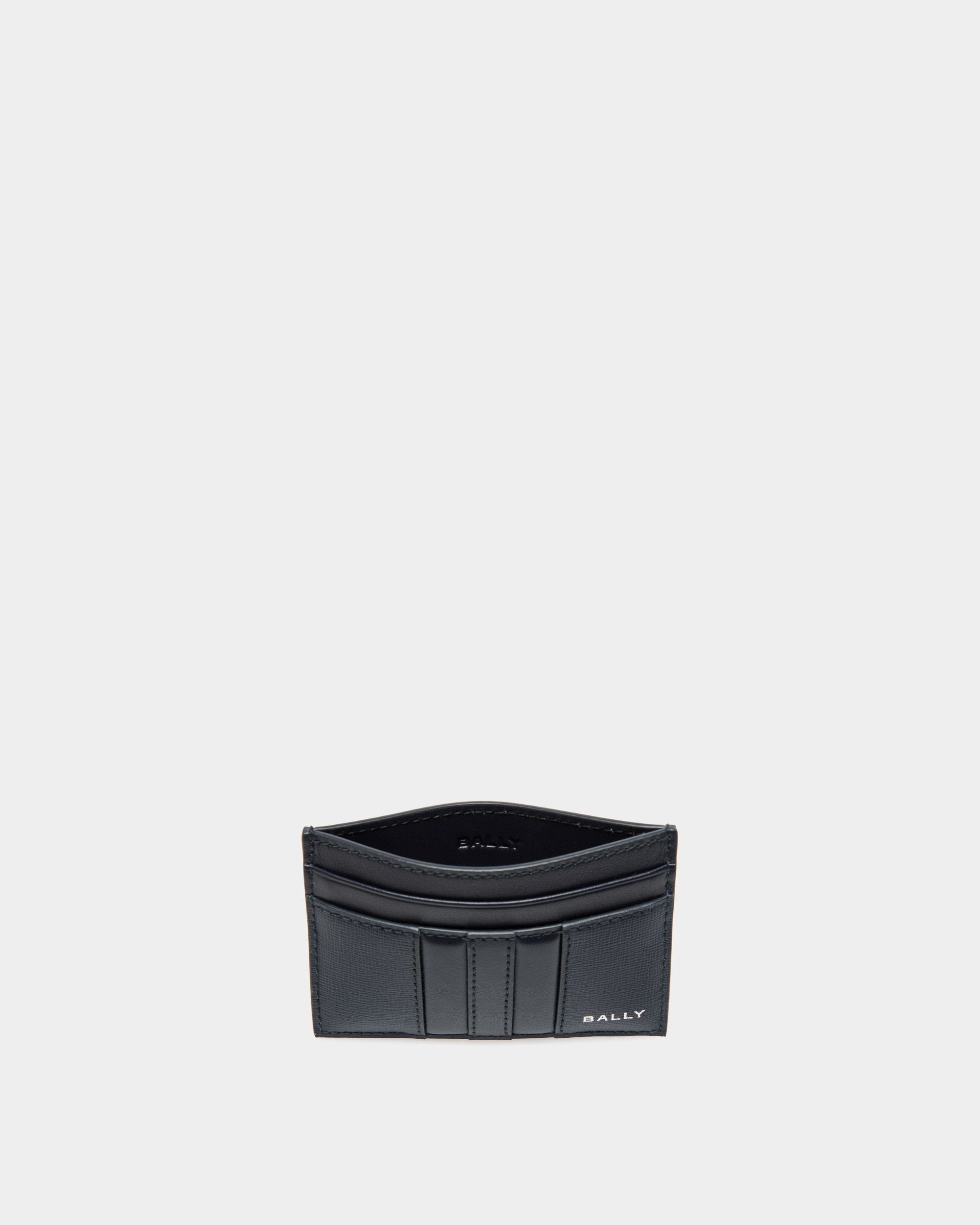 Mythos Kartenetui Aus Recyceltem Leder In Navy Blue - Homme - Bally - 03