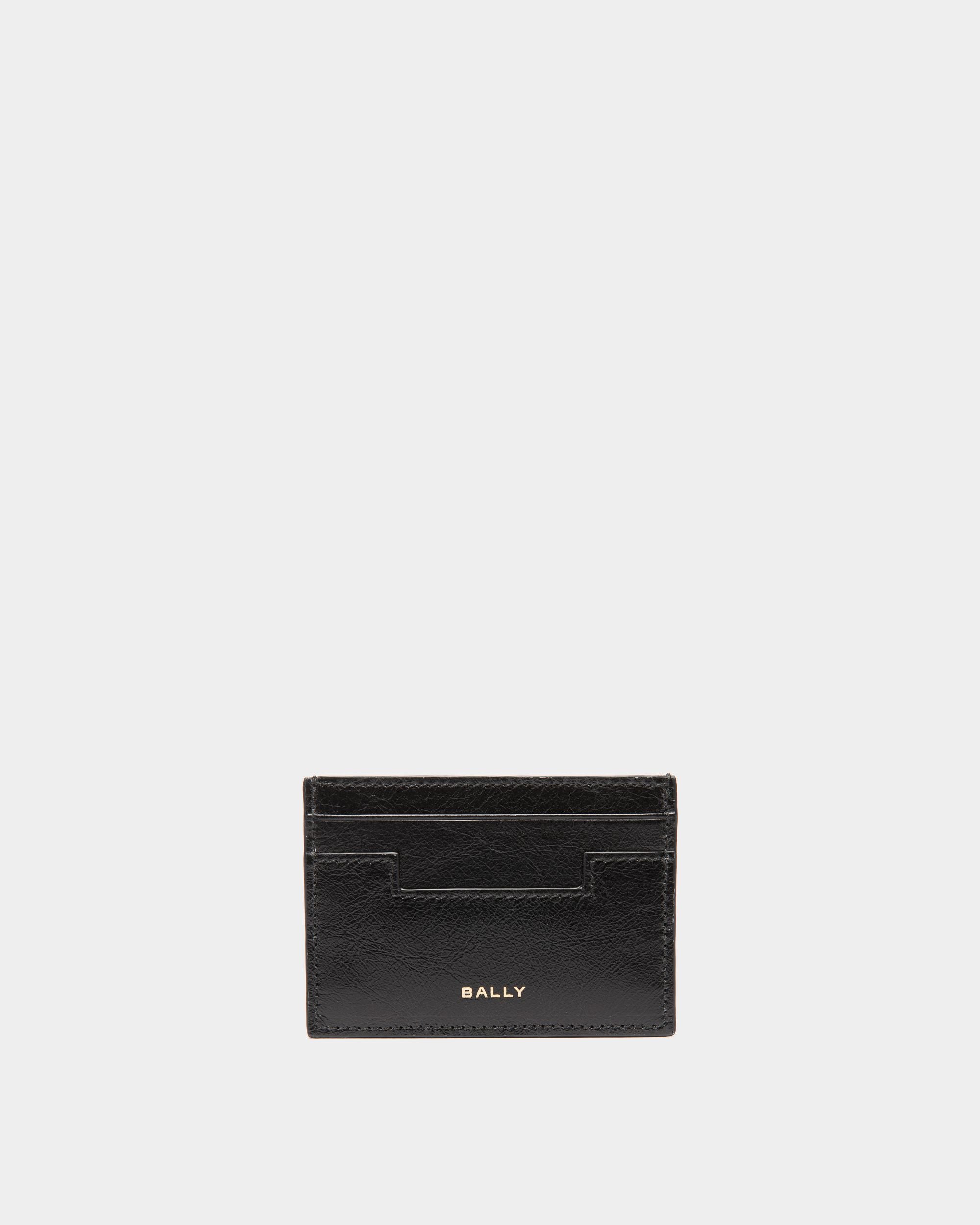 Easy Bally Card Holder In Black Leather - Men's - Bally - 01