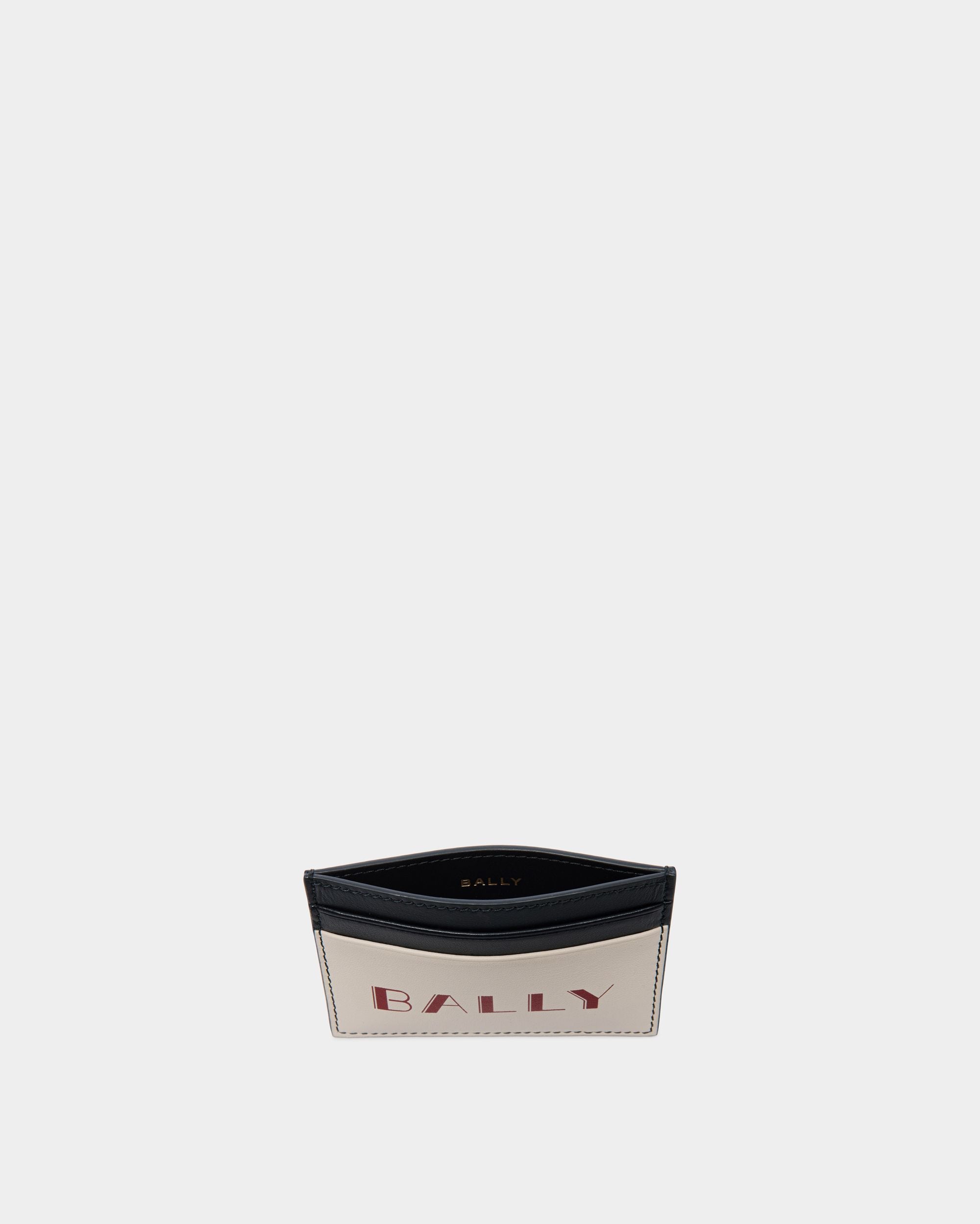 Summer Capsule Kartenetui Aus Leder In Weiß Und Marineblau - Herren - Bally - 03