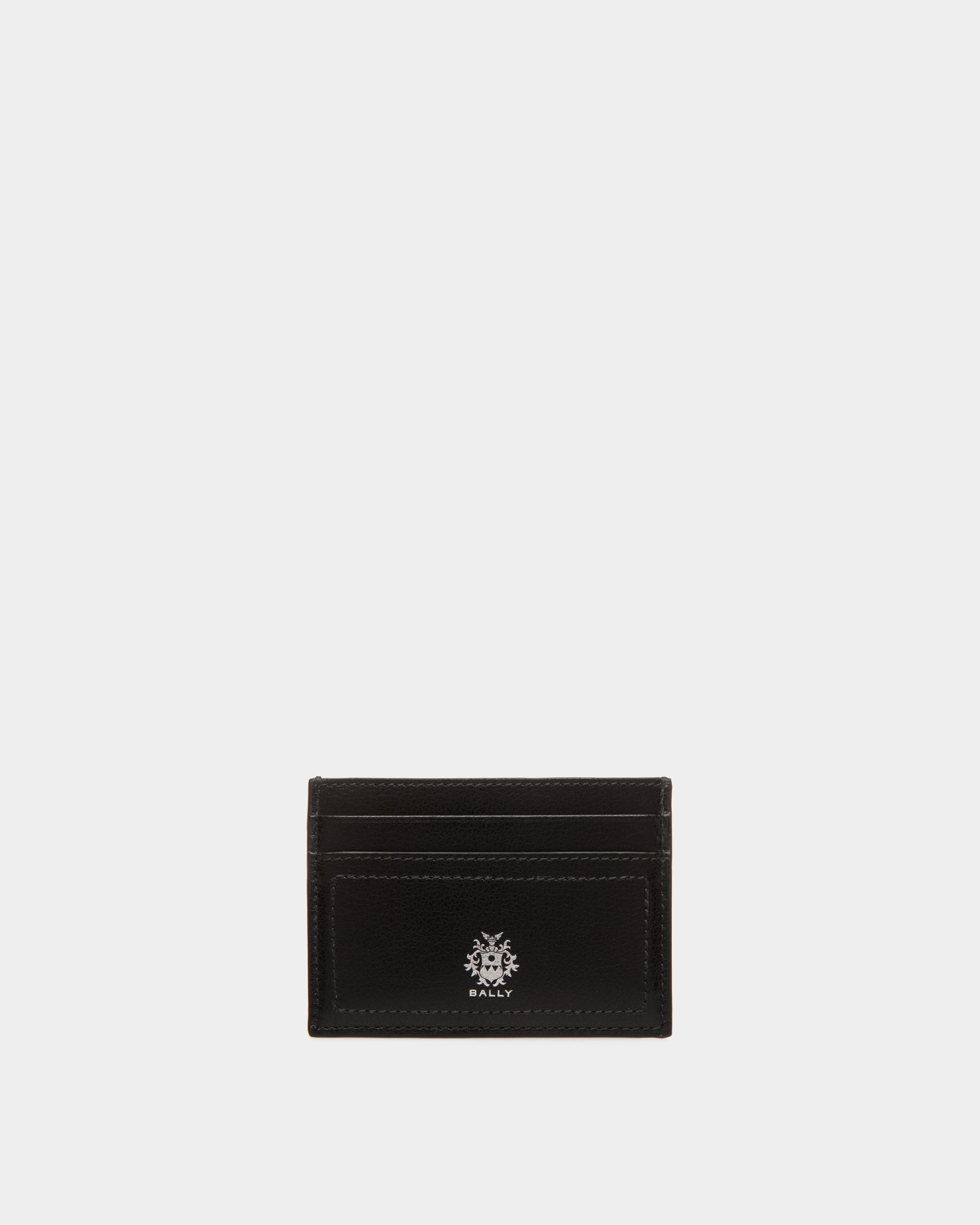 Ray Card Holder in Black Leather - Men's - Bally - 01