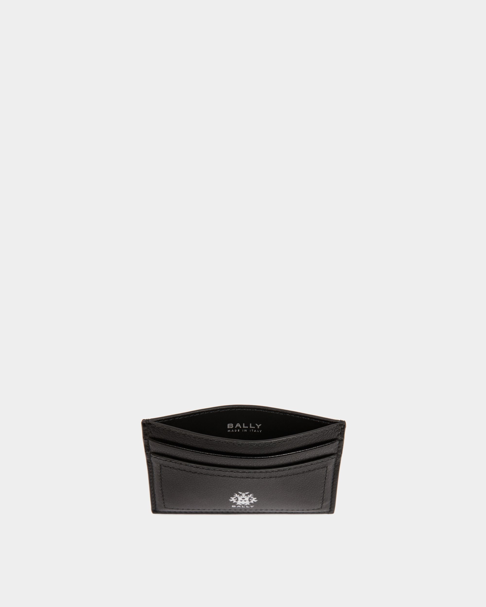 Ray Card Holder in Black Leather - Men's - Bally - 03