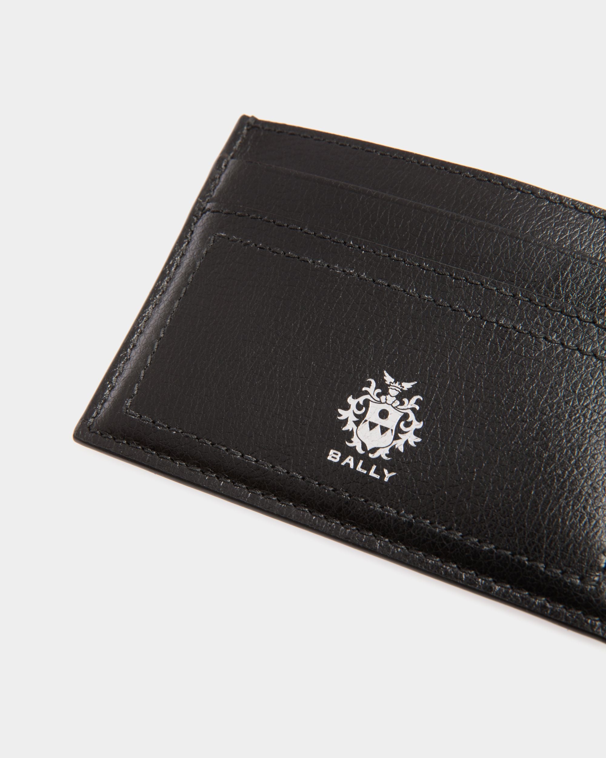 Ray Card Holder in Black Leather - Men's - Bally - 04