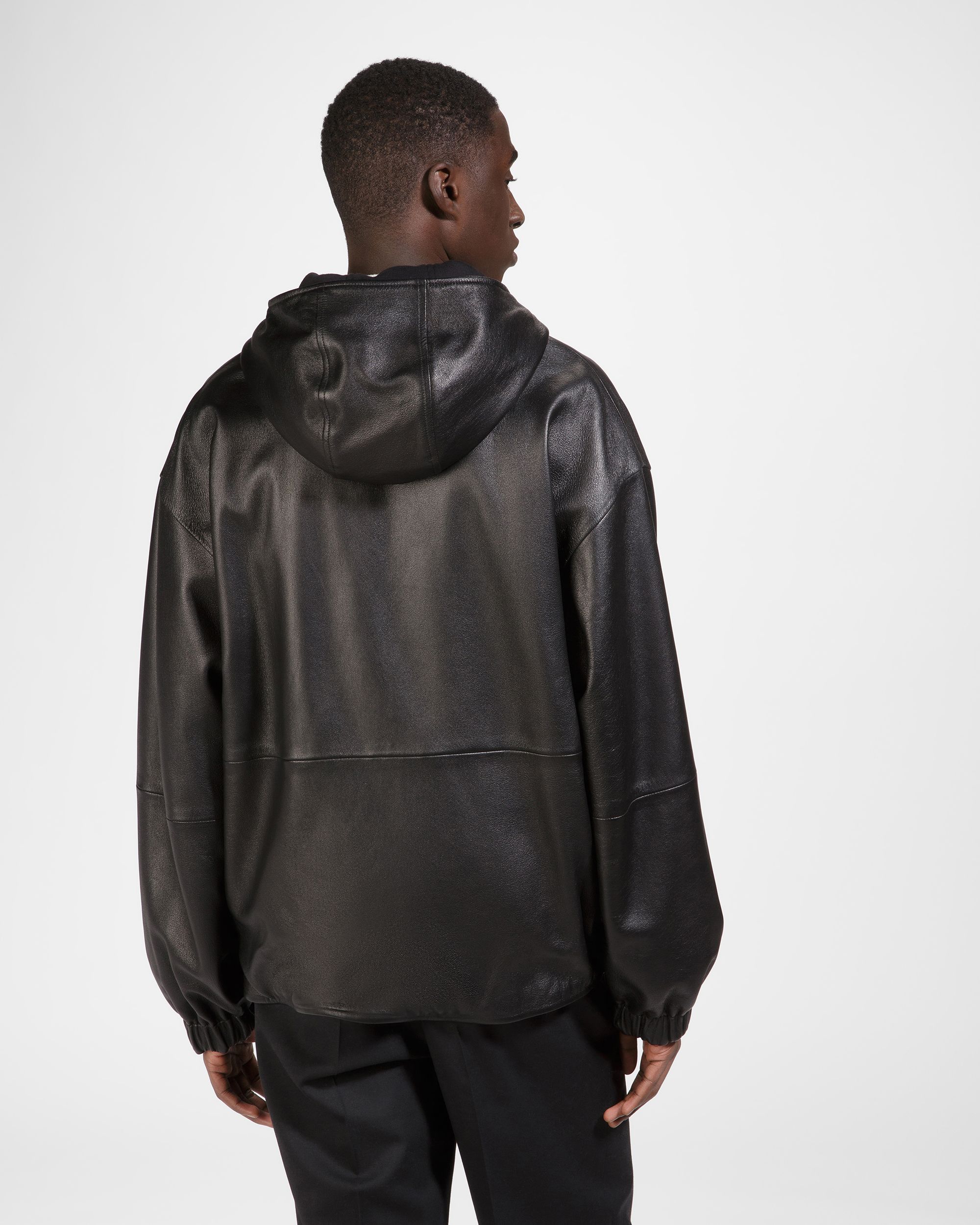 Giacca In Pelle Nera - Uomo - Bally - 02