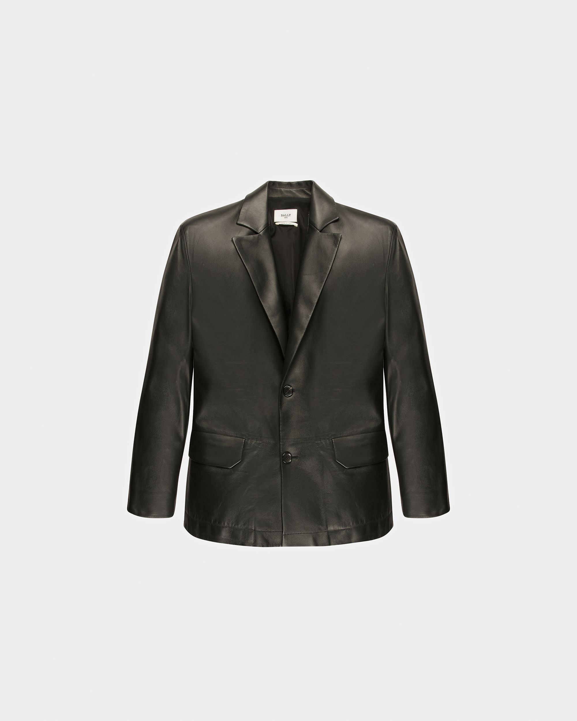 Veste En Cuir Noir - Homme - Bally - 05