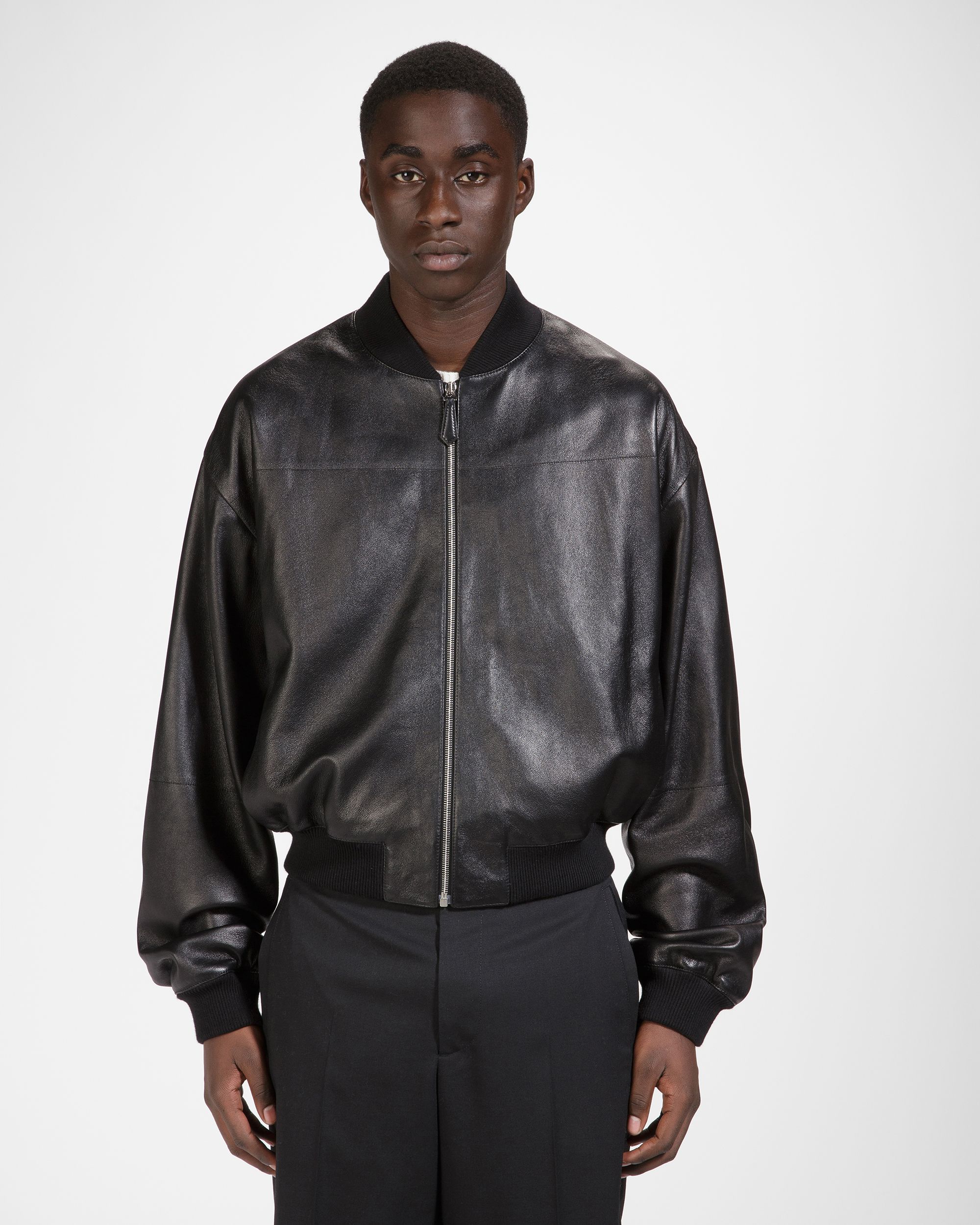 Blouson-Bomberjacke Aus Leder - Herren - Bally - 06