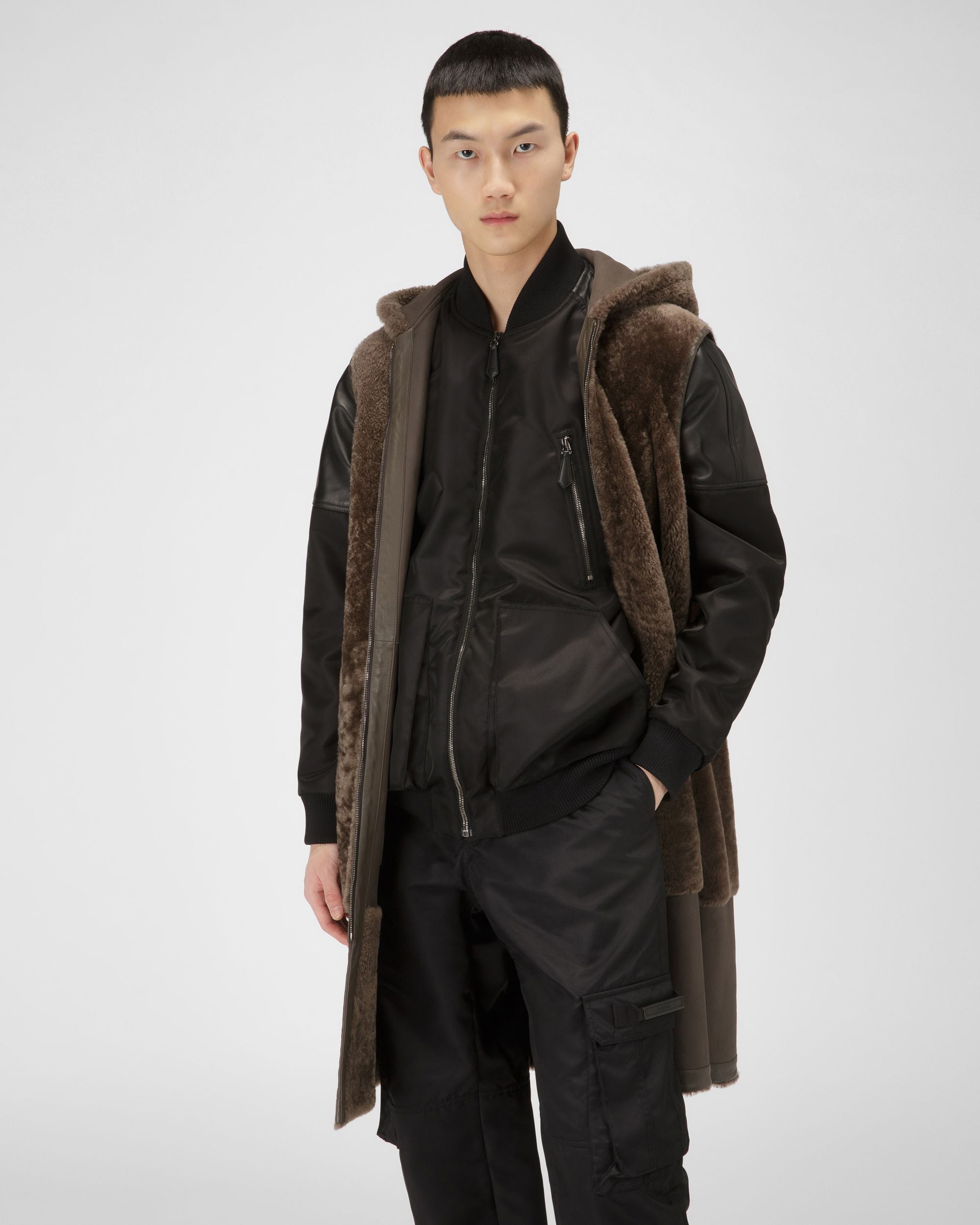 Brauner Ledermantel - Herren - Bally - 06