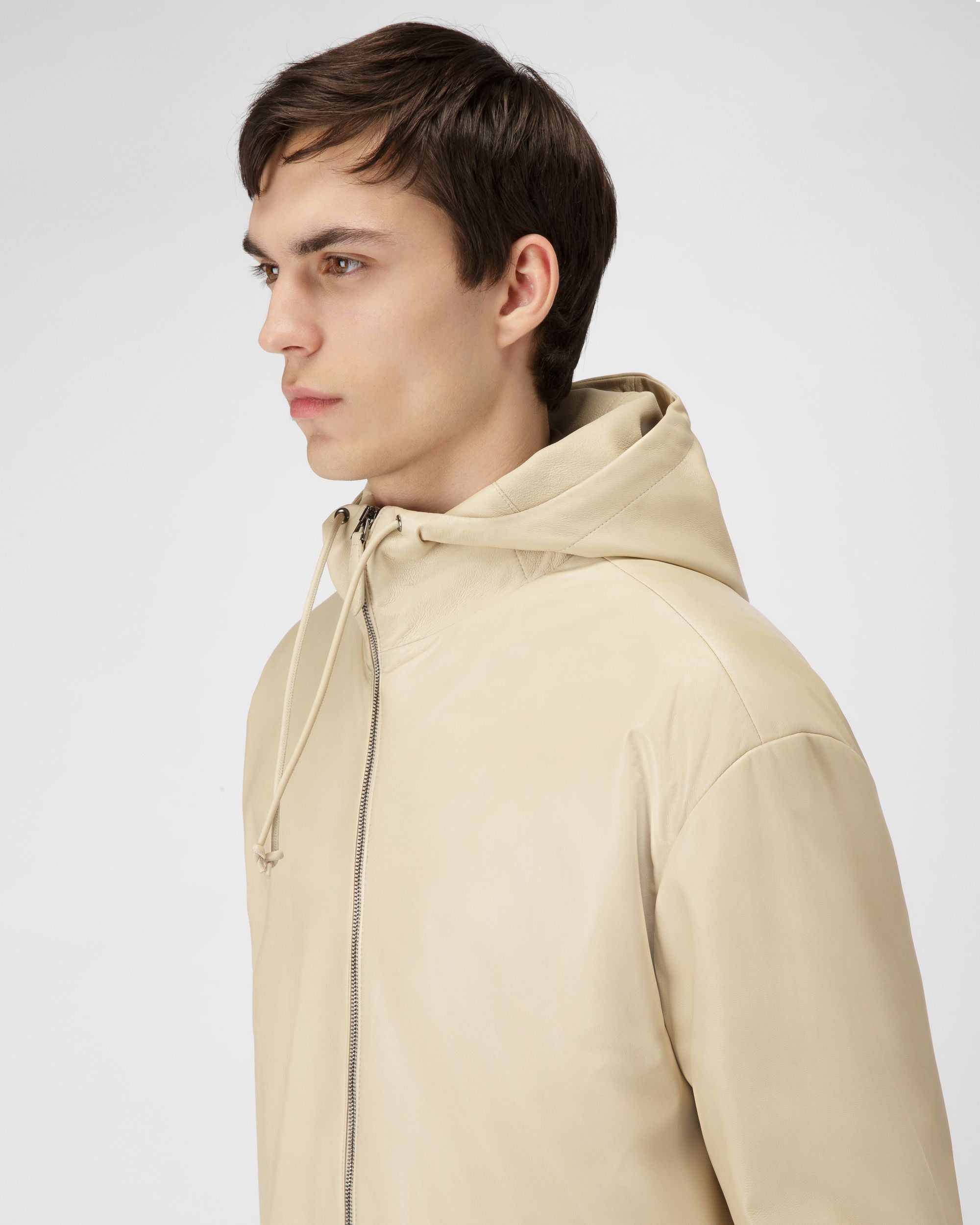 Jacke Aus Beigem Leder - Herren - Bally - 02
