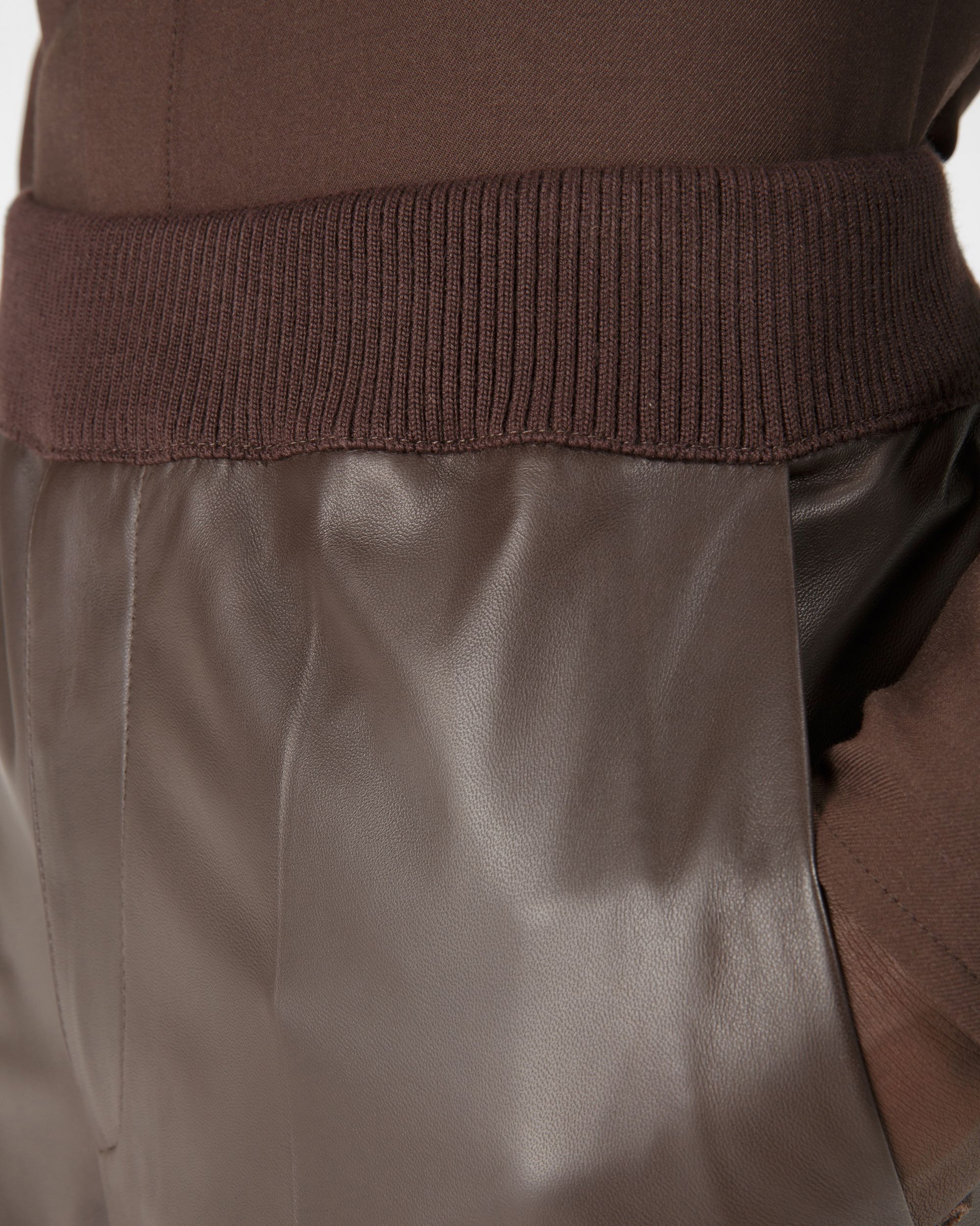Hose Aus Ebenholzfarbenem Leder - Herren - Bally - 02