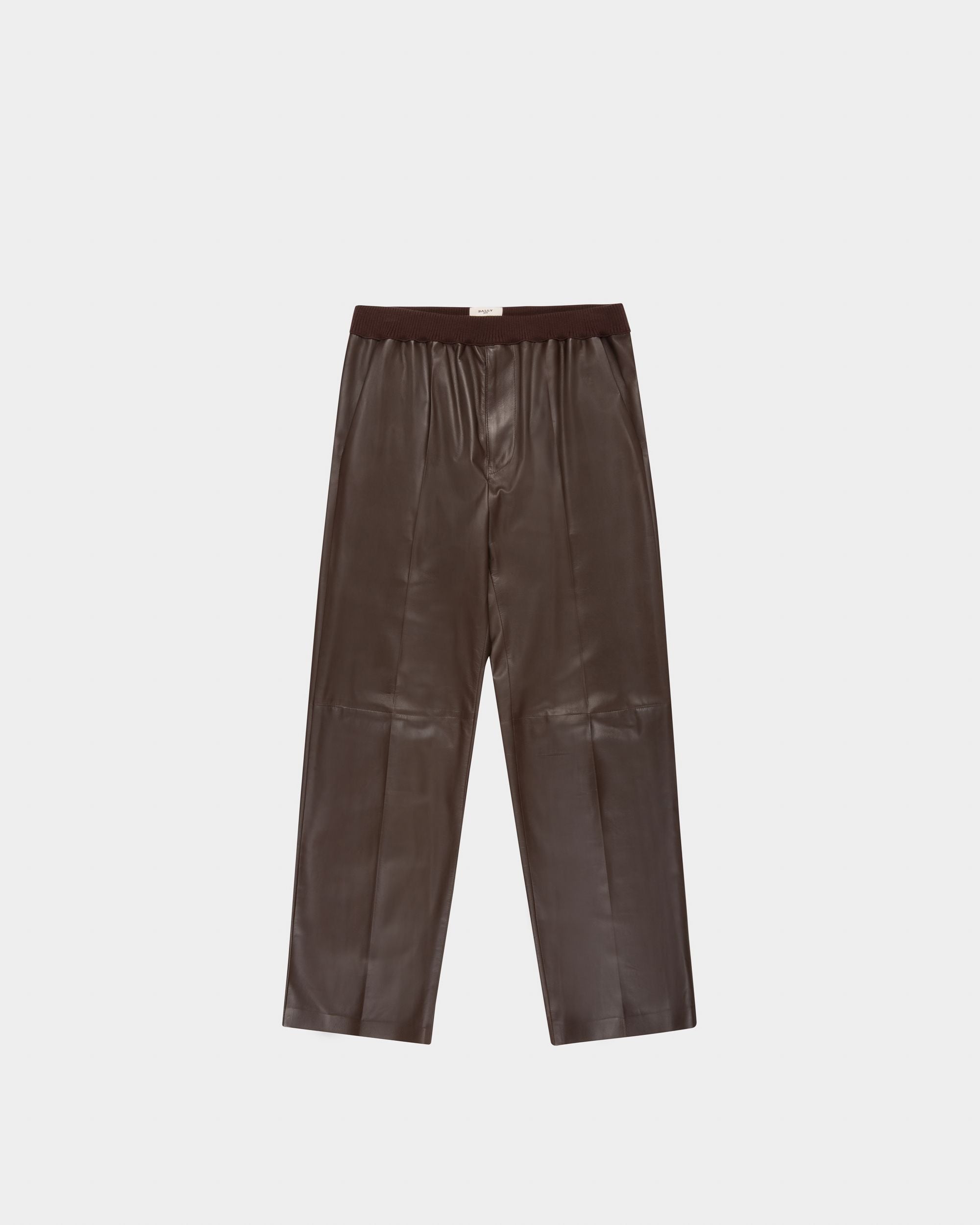 Hose Aus Ebenholzfarbenem Leder - Herren - Bally - 04