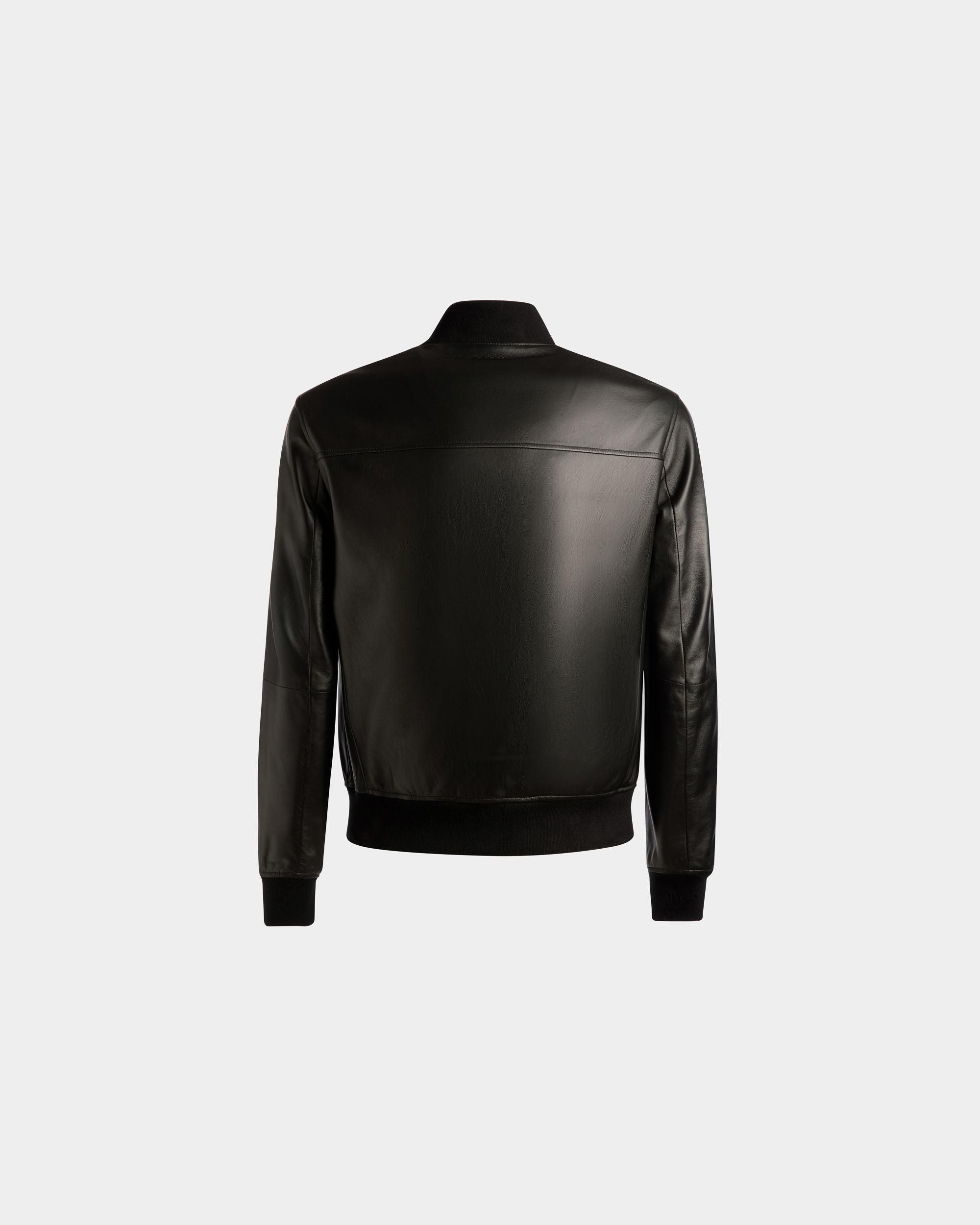 Bomberjacke Aus Leder in Schwarz - Herren - Bally - 02