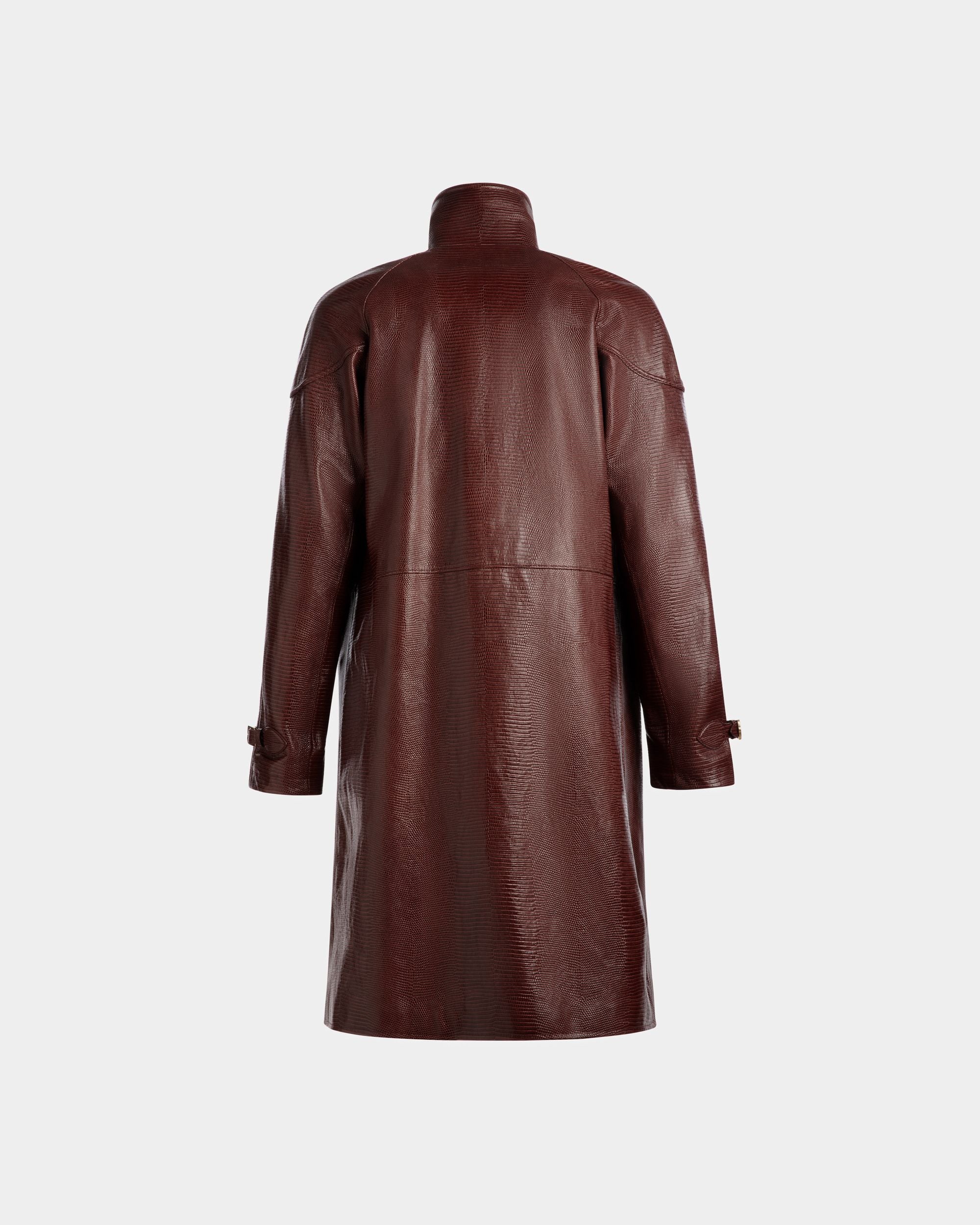 Caban Aus Bordeauxrotem Leder - Herren - Bally - 07