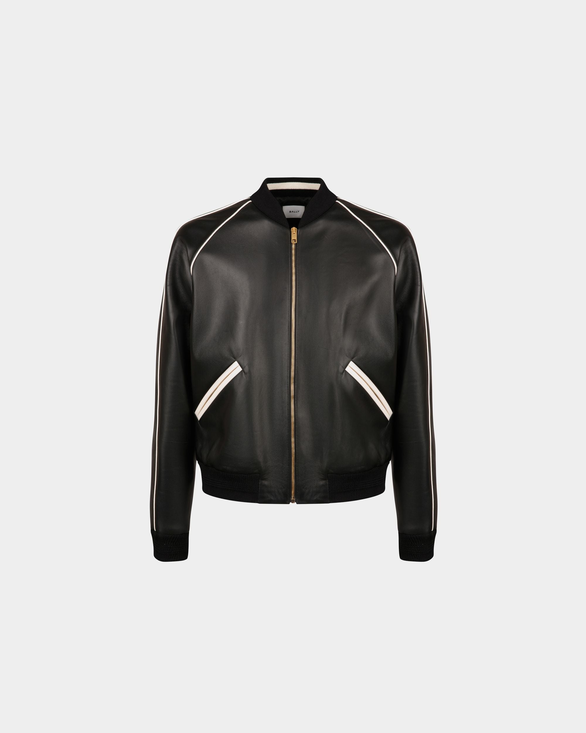 Bomber In Pelle Nera - Uomo - Bally - 01