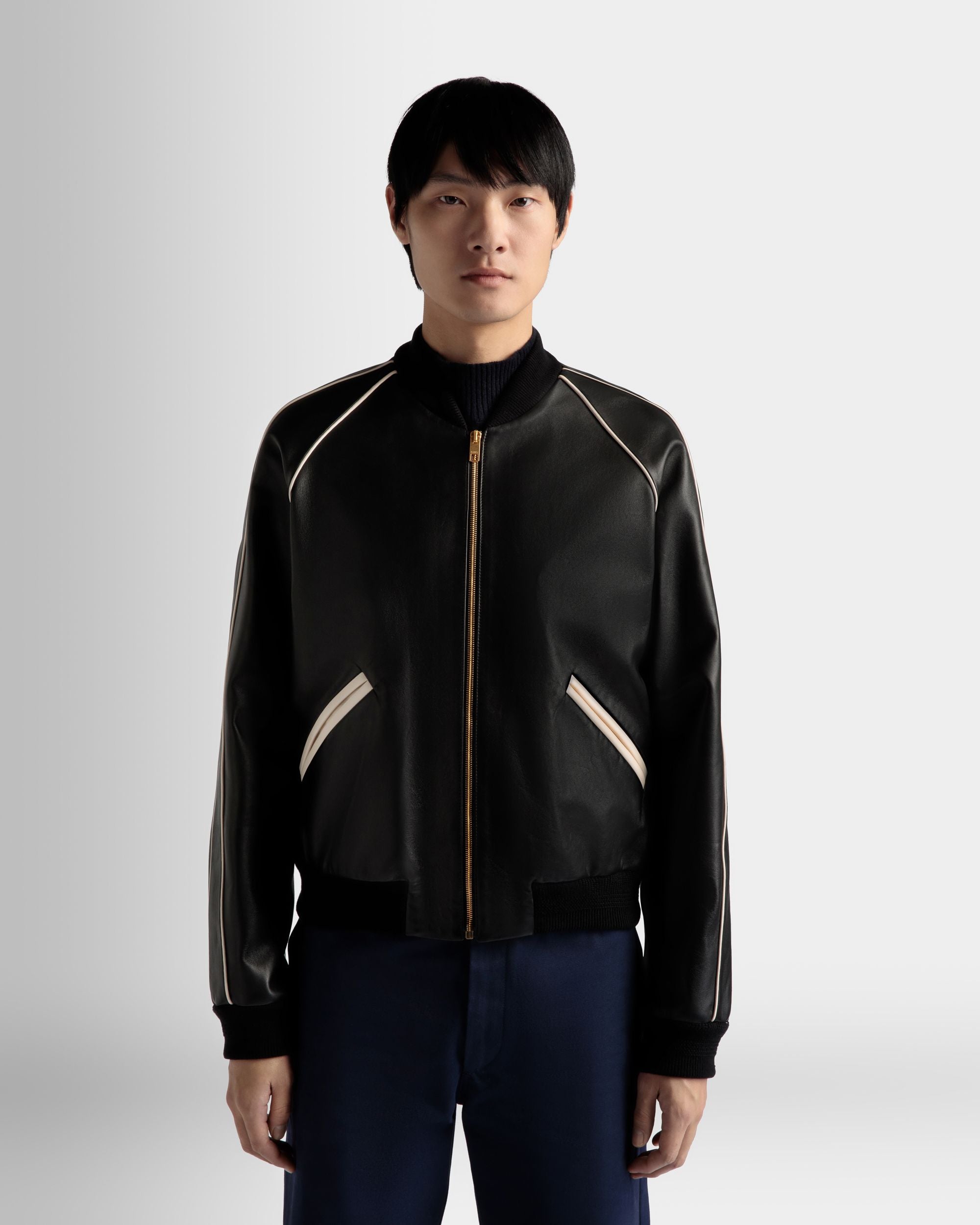 Bomber In Pelle Nera - Uomo - Bally - 03