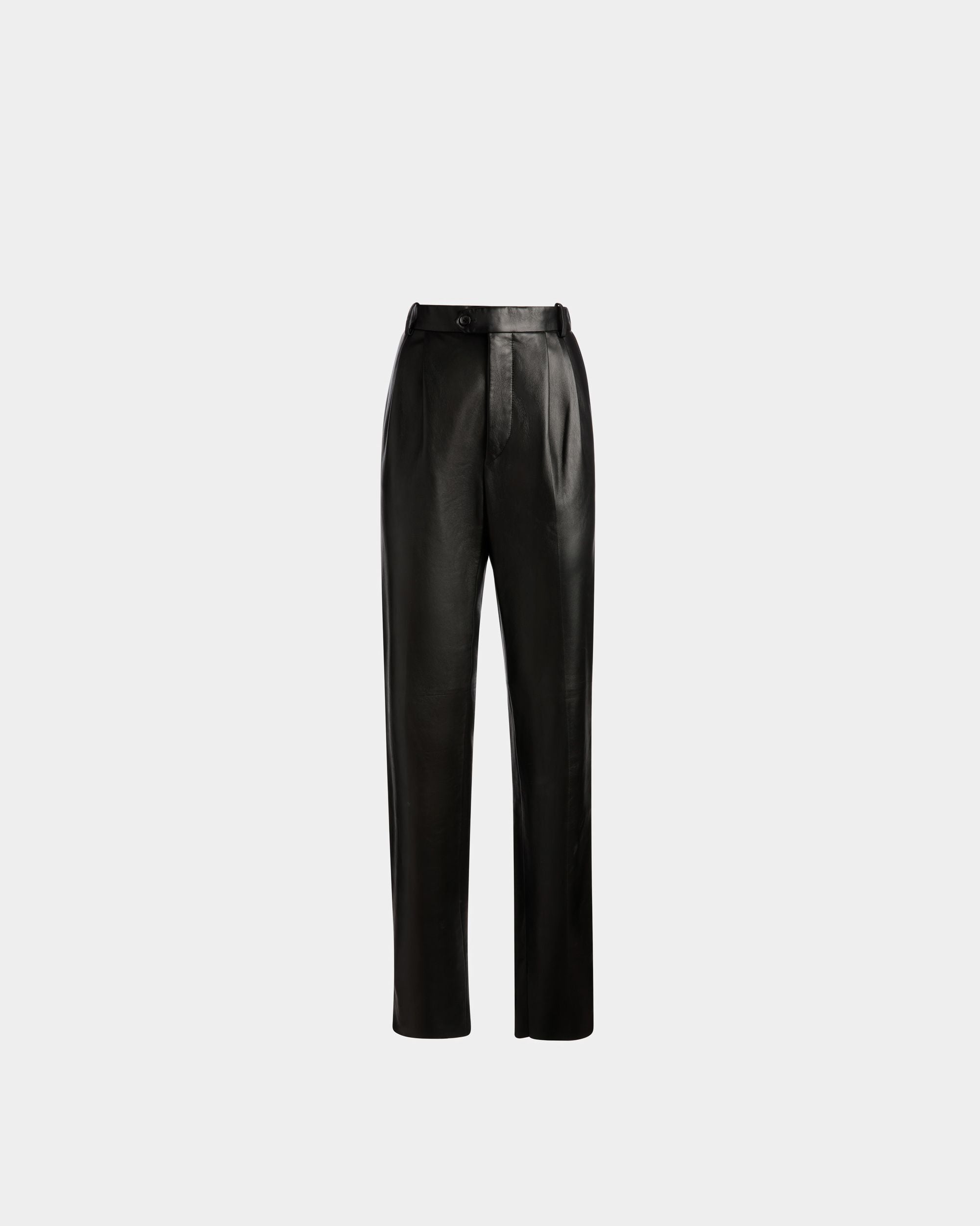 Hose Aus Leder Aus Leder In Schwarz - Herren - Bally - 01