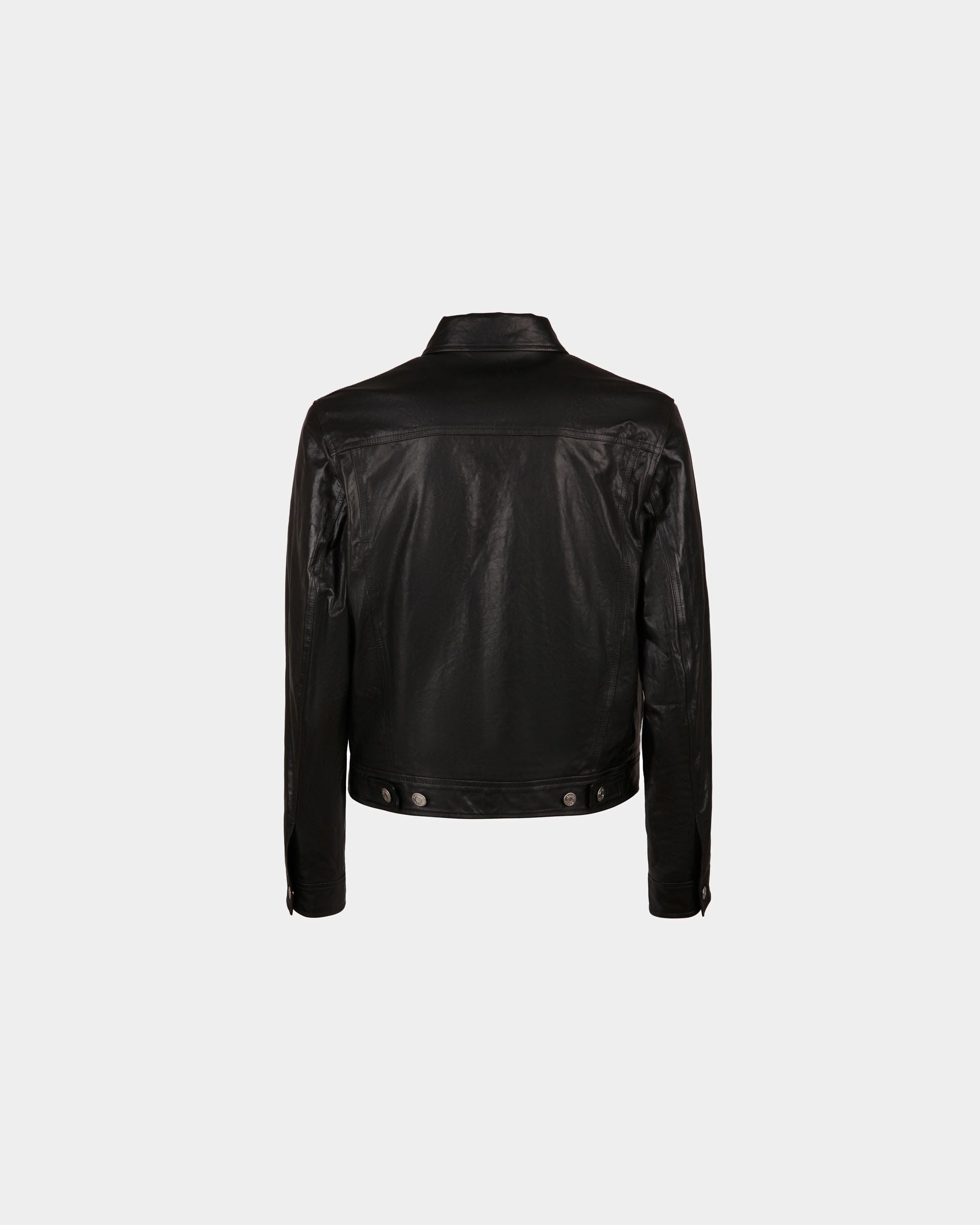 Giacca In Pelle Nera - Uomo - Bally - 03
