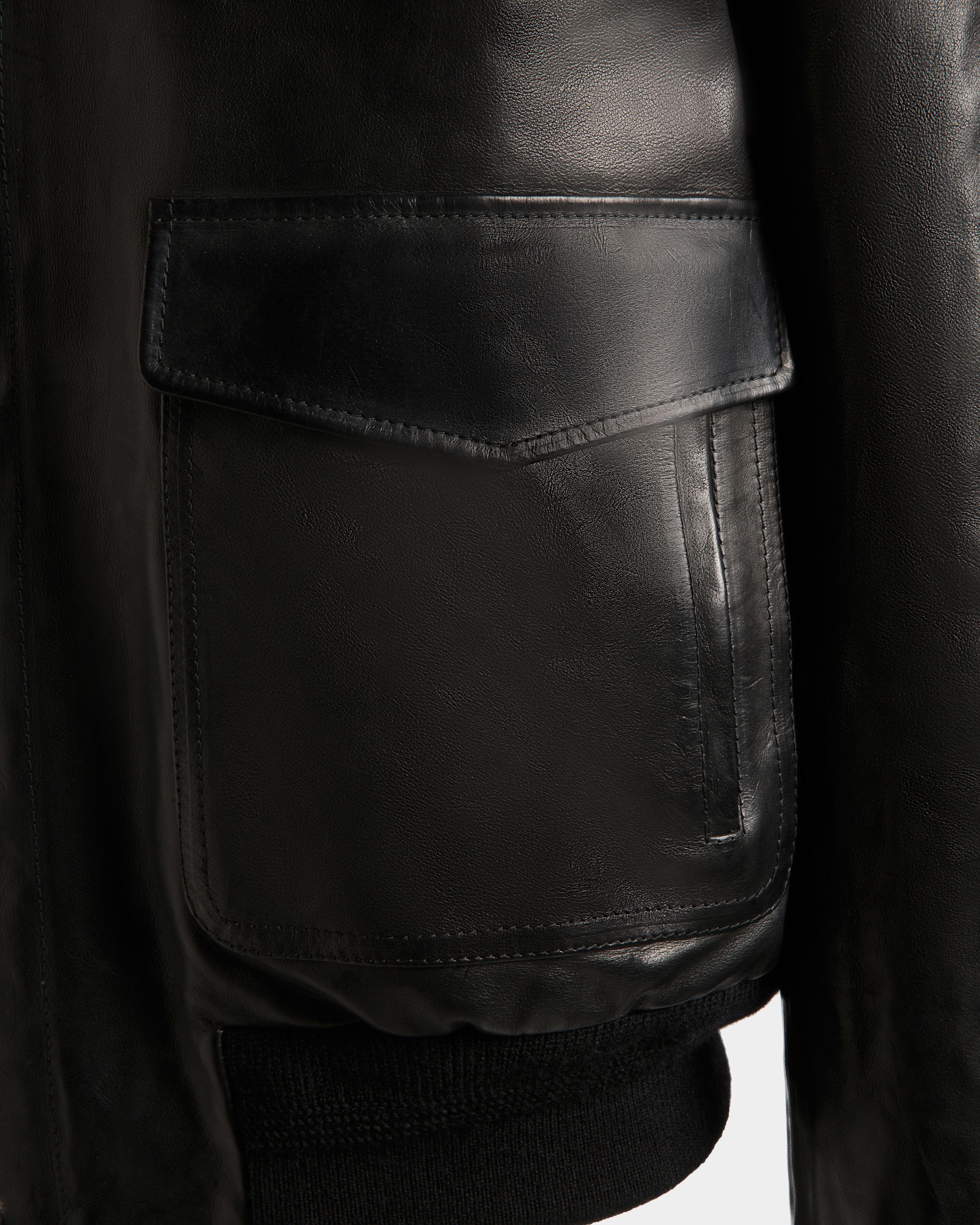 Fliegerjacke Aus Leder In Schwarz - Herren - Bally - 04