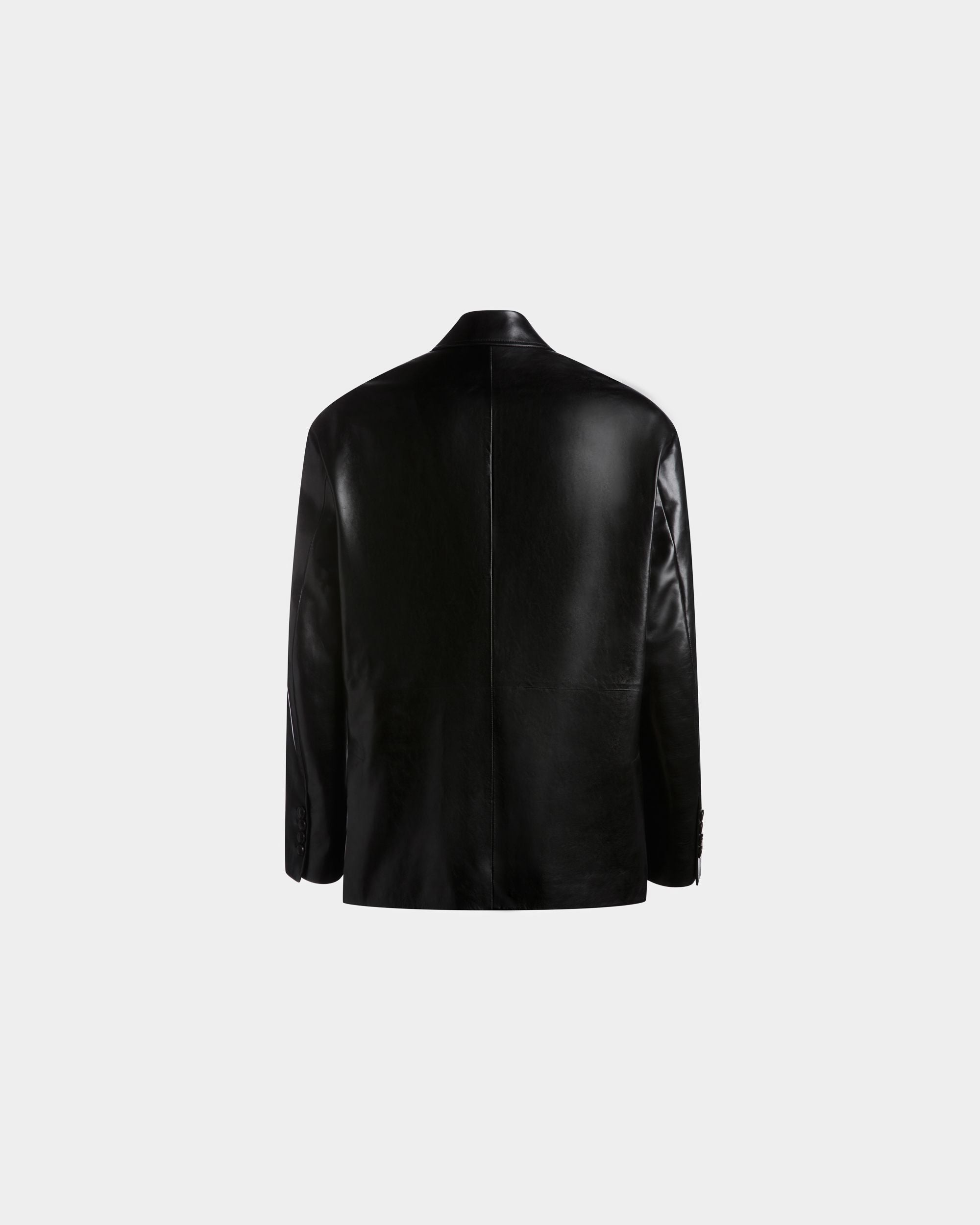Jacket in Black Leather - Men's - Bally - 07