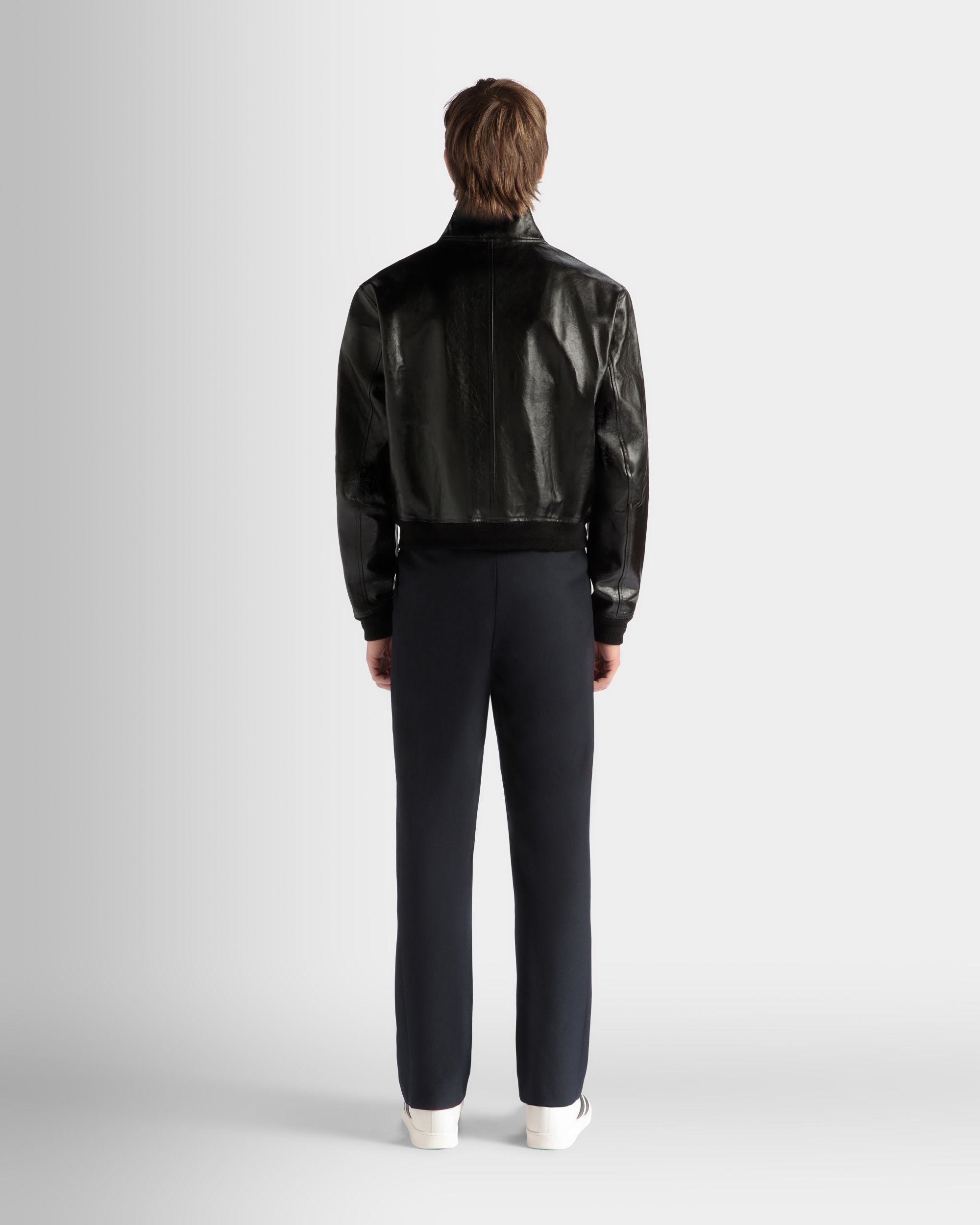 Blouson in Black Leather - Men's - Bally - 06