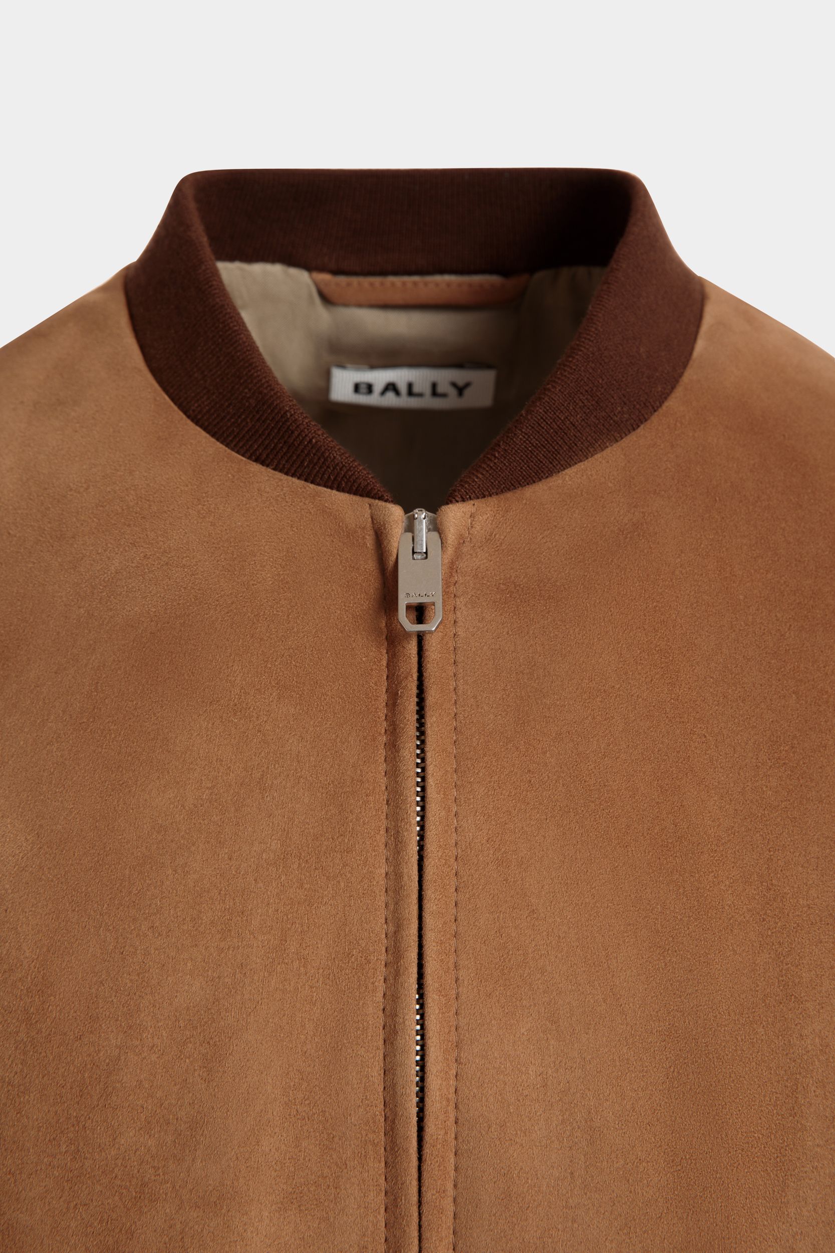 Bomberjacke Aus Braunem Veloursleder - Herren - Bally - 04