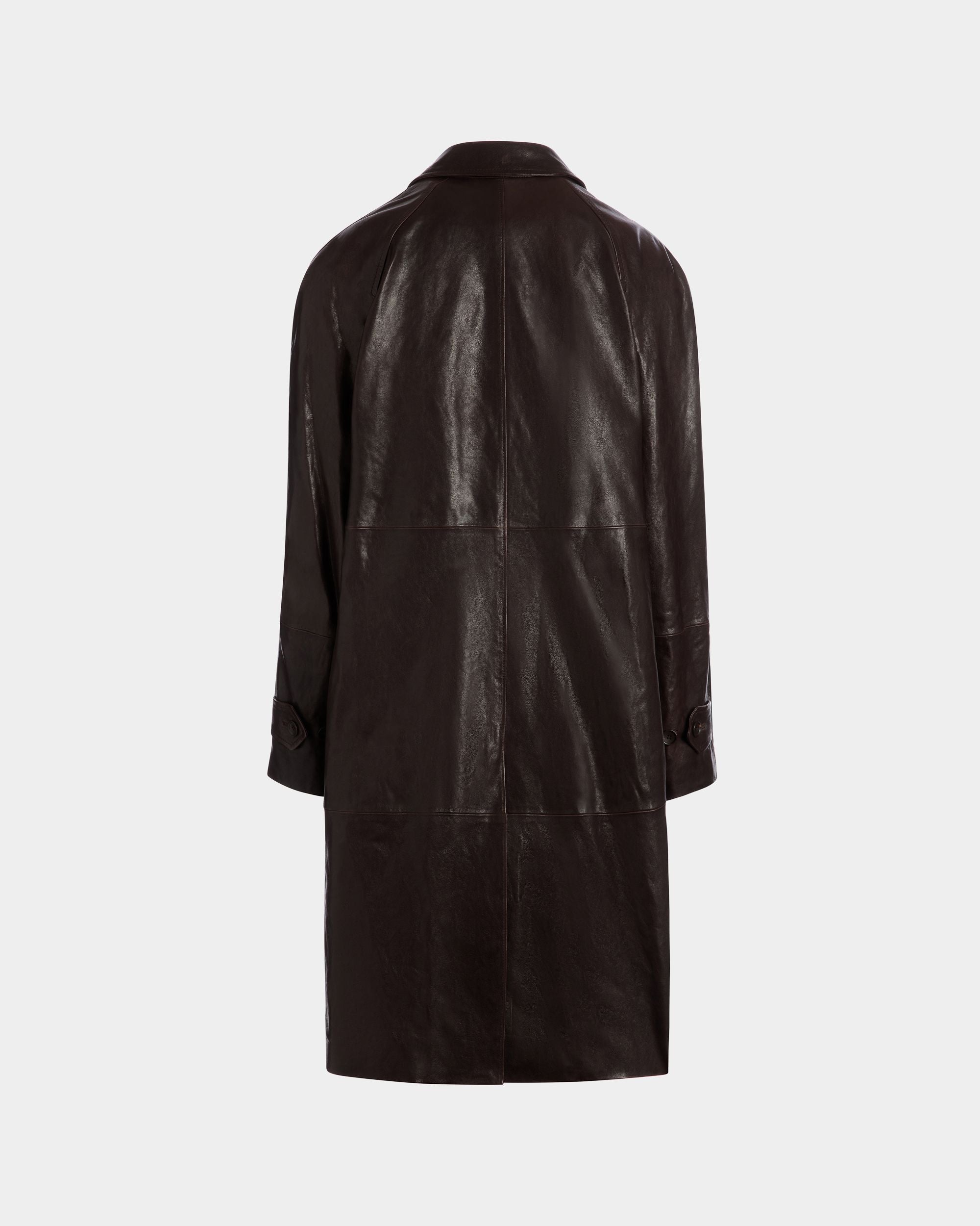 Cappotto In Pelle Marrone - Uomo - Bally - 06