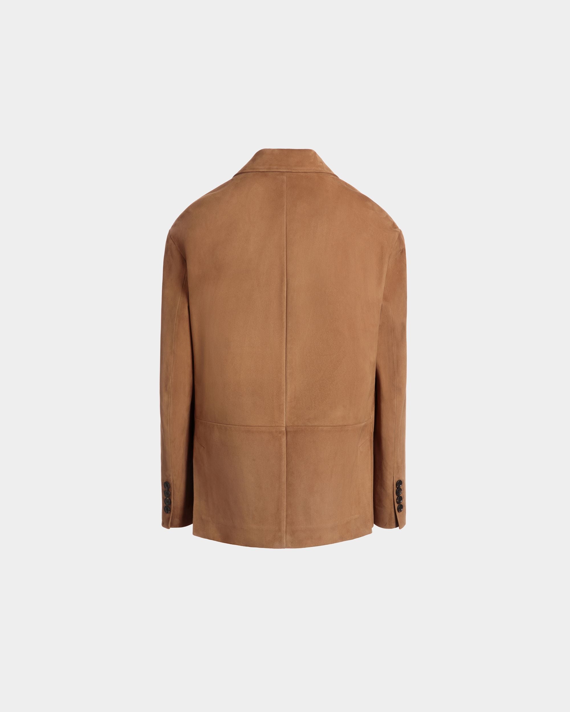 Blazer Aus Braunem Veloursleder - Uomo - Bally - 03