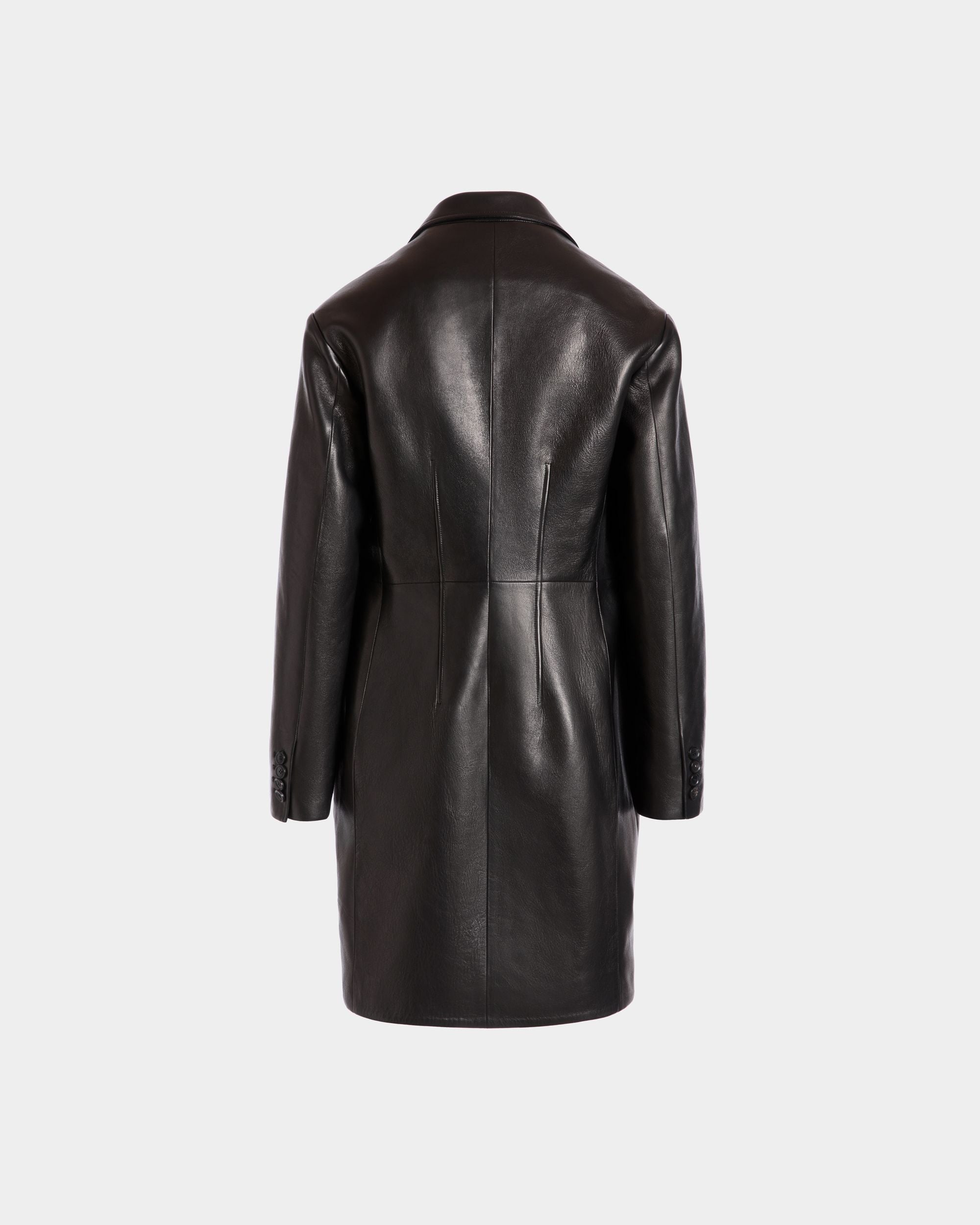 Mantel Aus Leder In Schwarz - Homme - Bally - 03