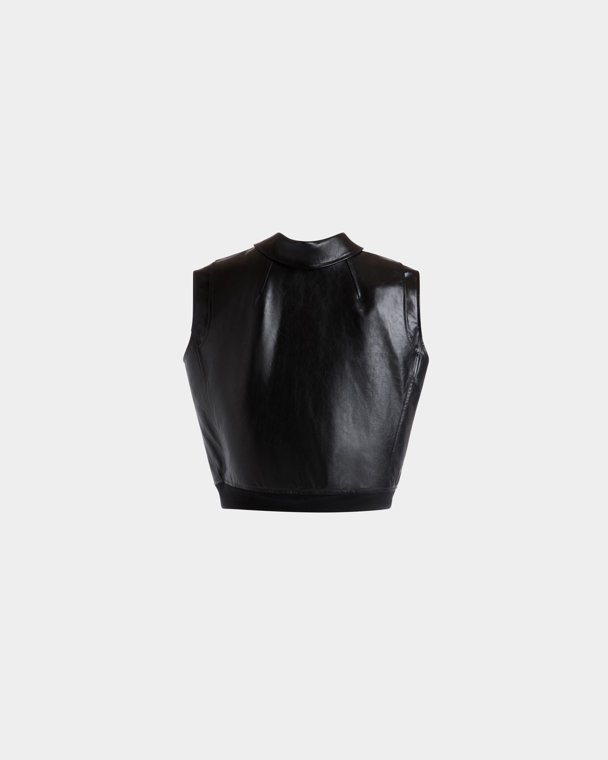Weste Aus Leder In Schwarz - Homme - Bally - 03