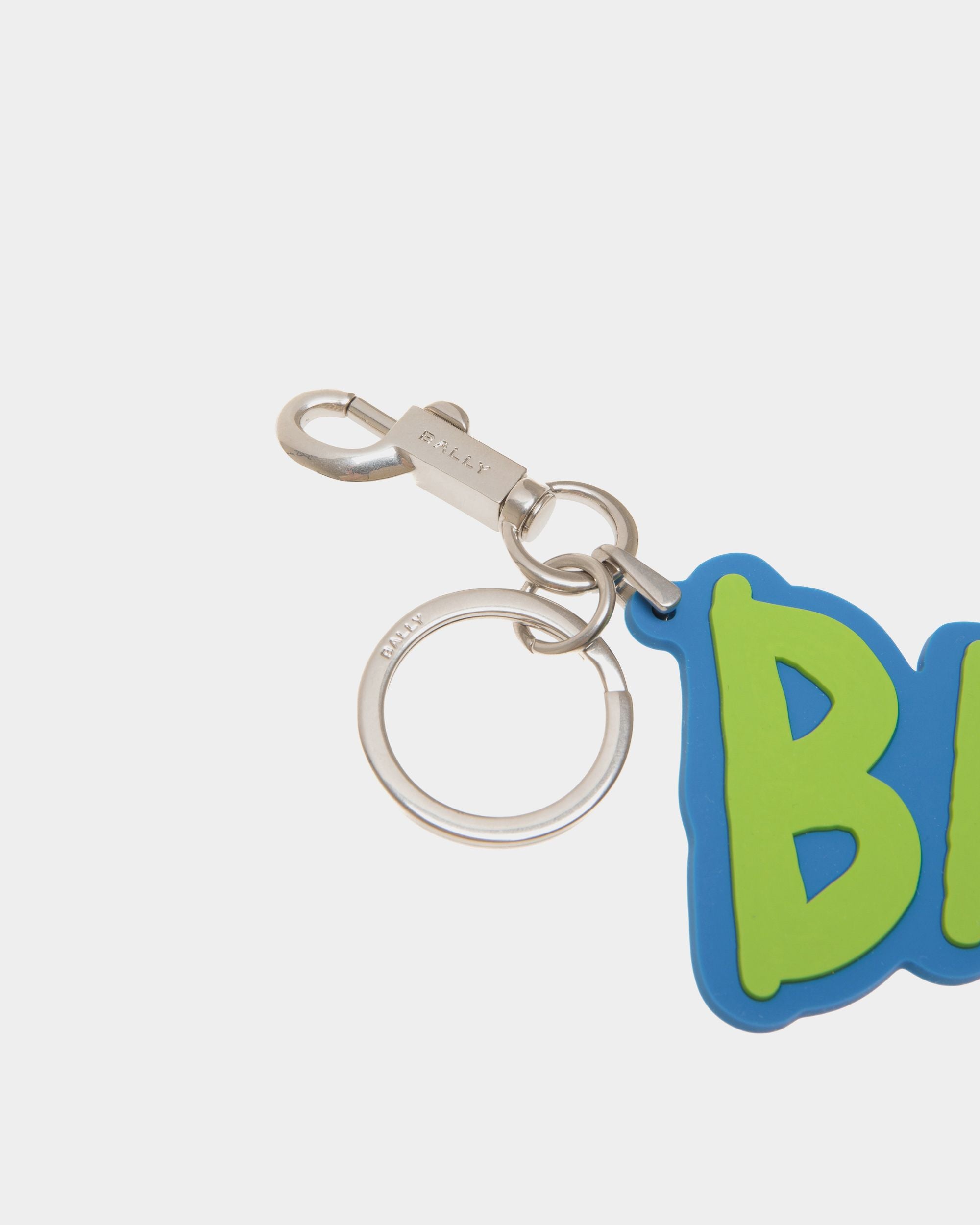 Porte-Clé Pennant En Silicone Et Métal - Homme - Bally - 03