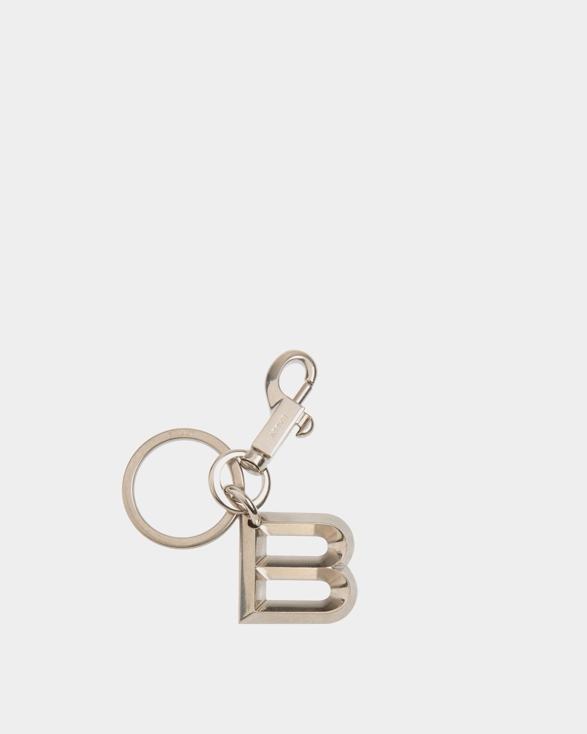 Key Holder In Silver Metal - Homme - Bally - 01