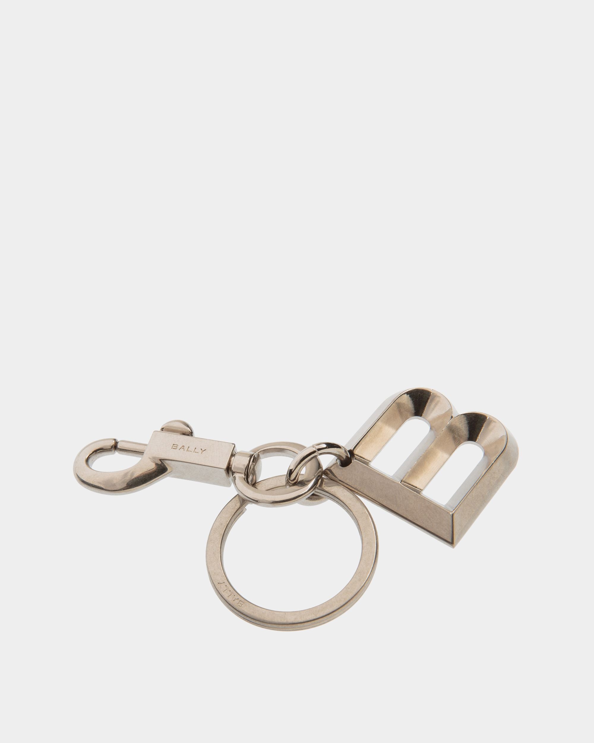 Key Holder In Silver Metal - Homme - Bally - 03