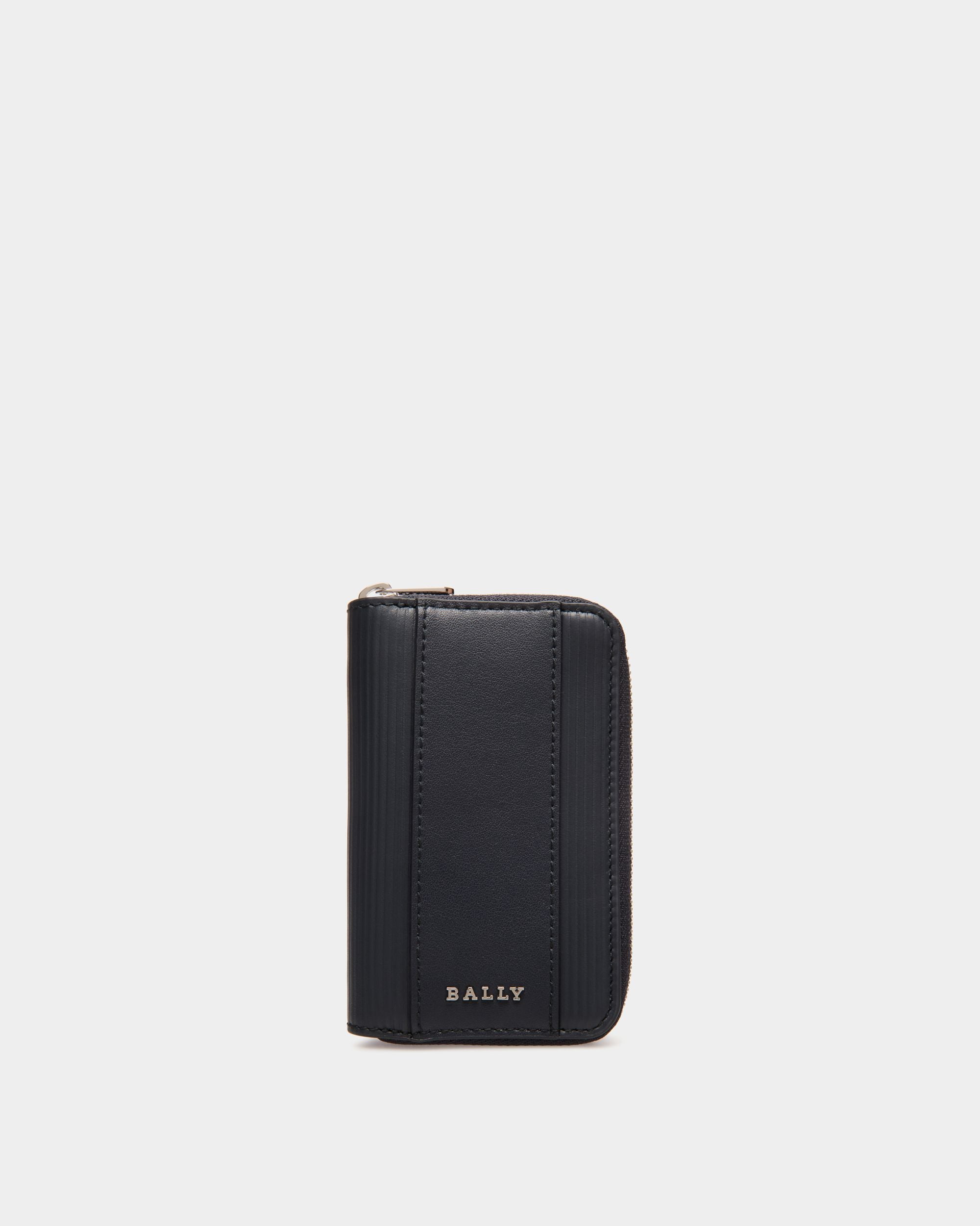 Key Case In Black Bovine - Men's - Bally - 01