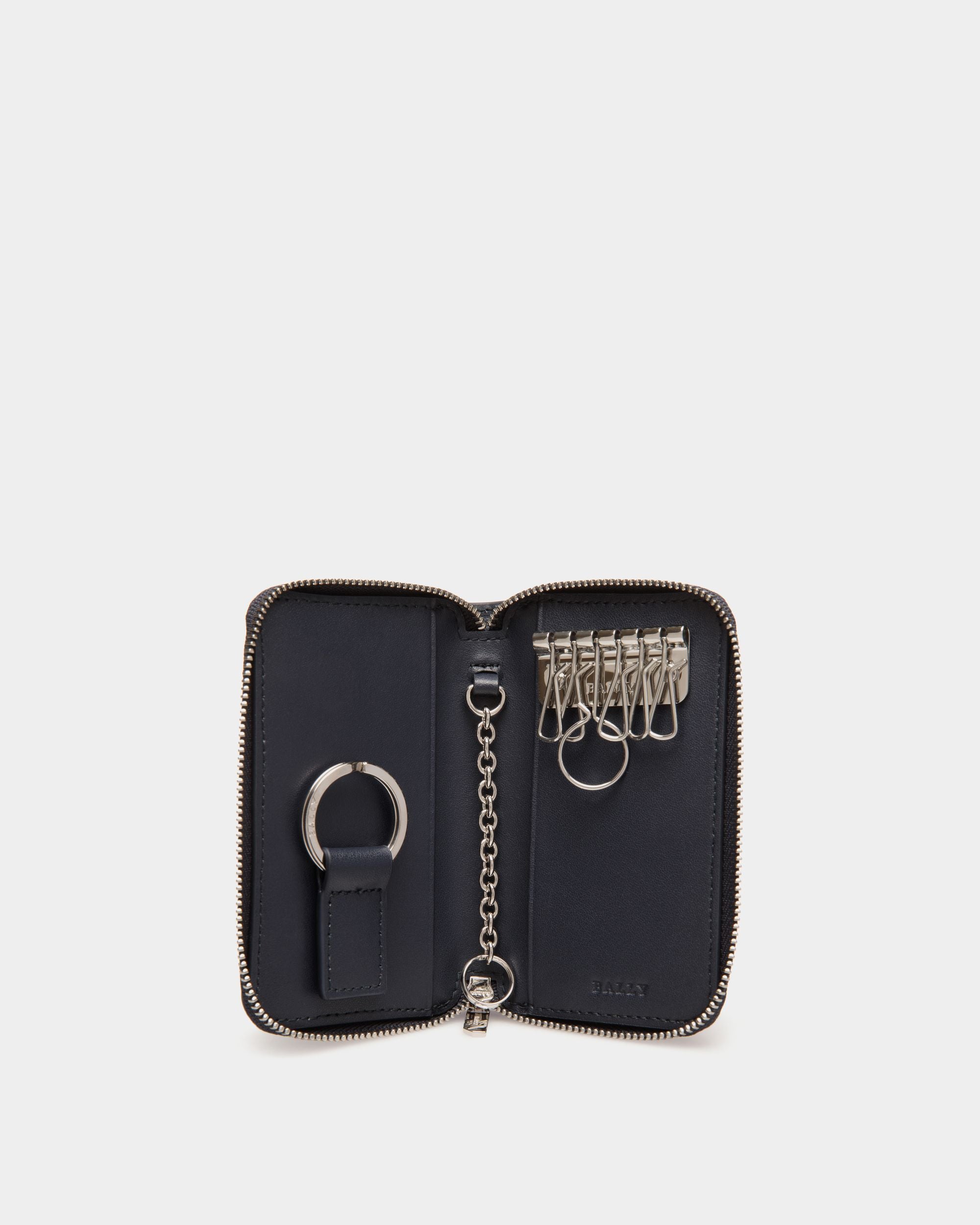 Key Case In Black Bovine - Men's - Bally - 03