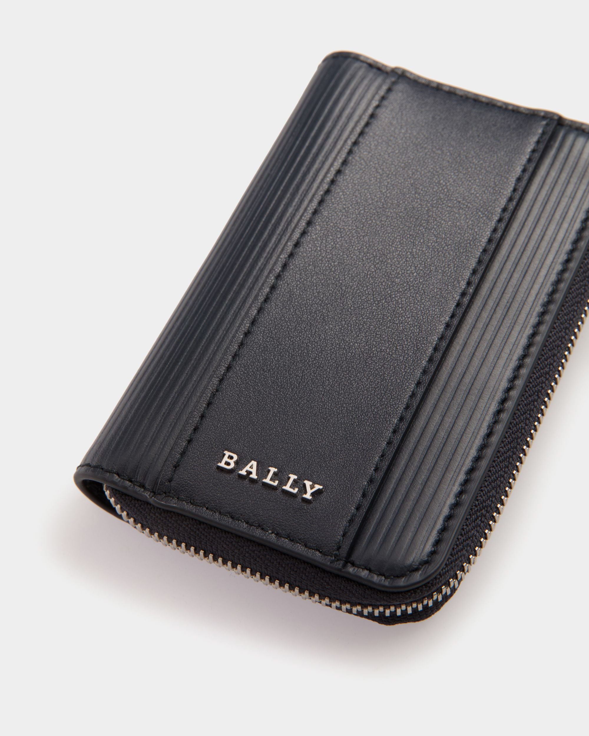 Key Case In Black Bovine - Men's - Bally - 04