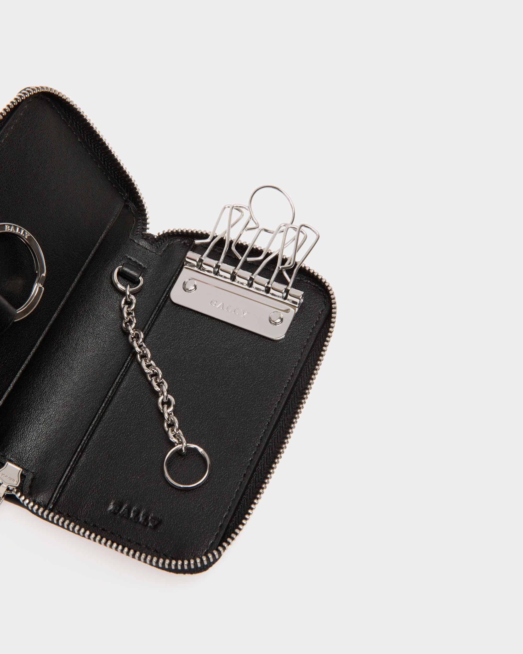 Key Case In Black Leather - Herren - Bally - 04