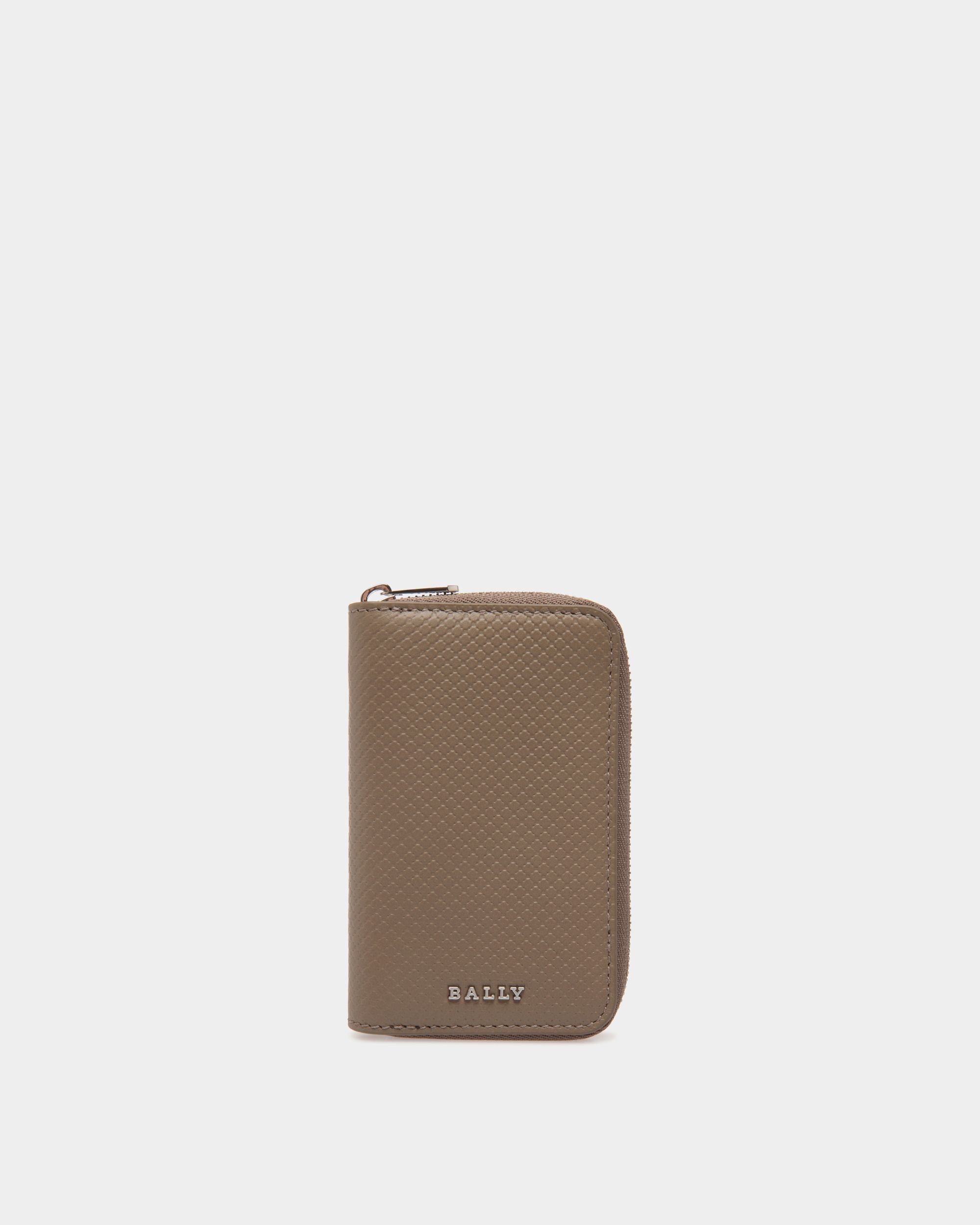 Keychains In Grey Leather - Men's - Bally - 01