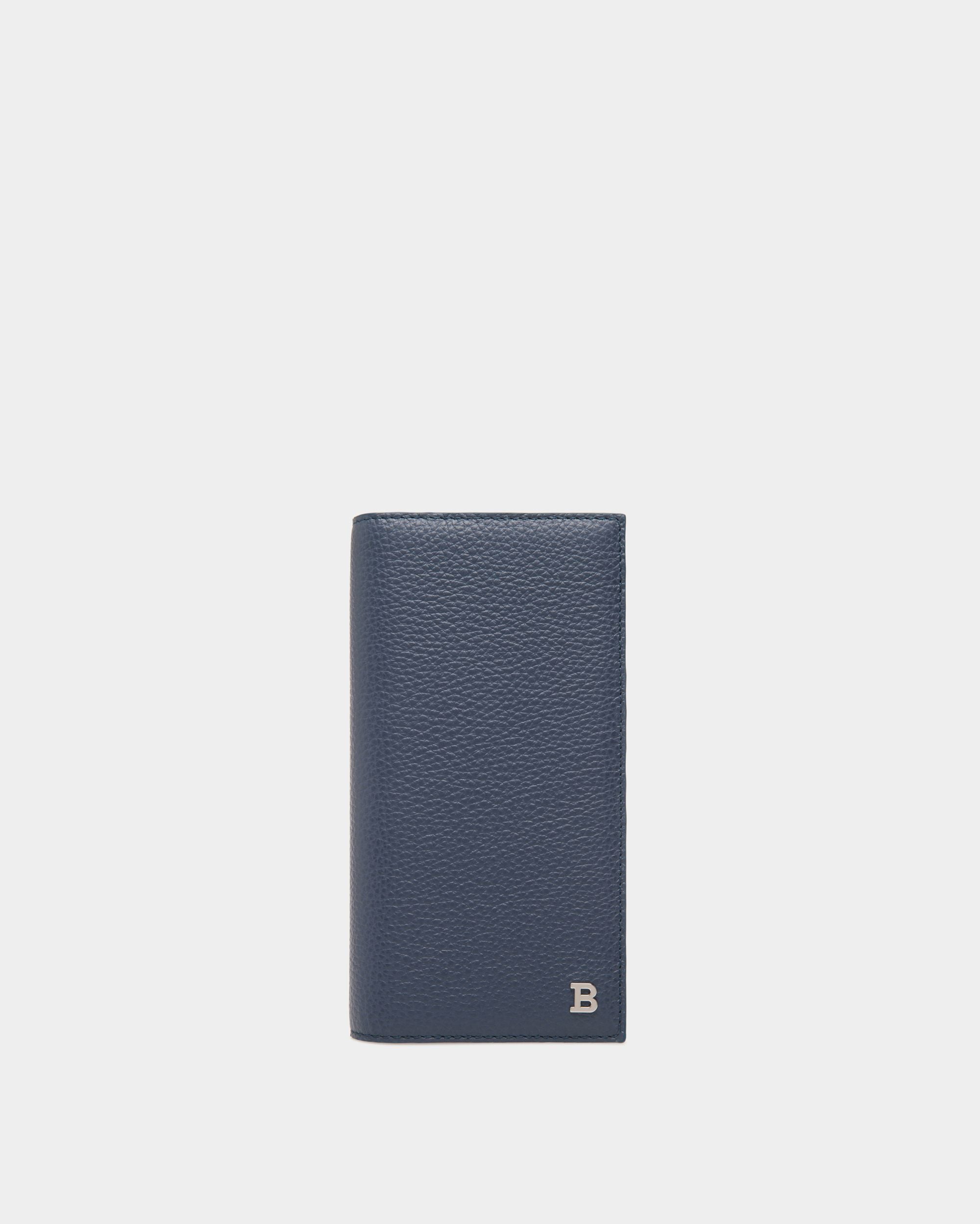 Long Wallets In Blue Leather - Men's - Bally - 01