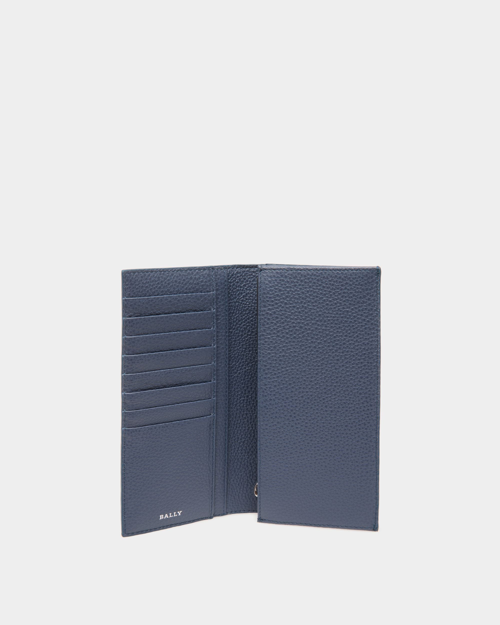 Long Wallets In Blue Leather - Men's - Bally - 04