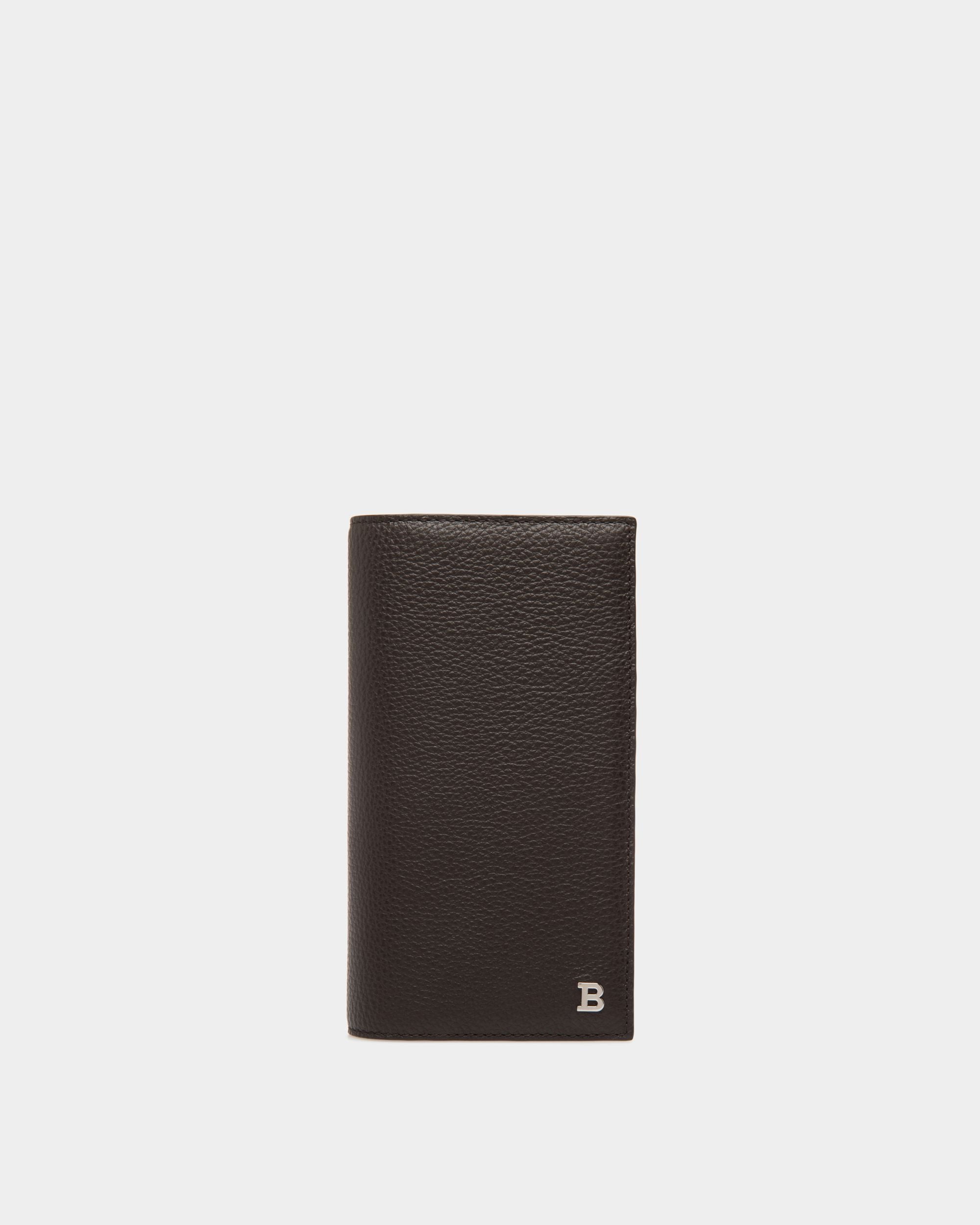Continental Wallet in Brown Embossed Leather - Men's - Bally - 01