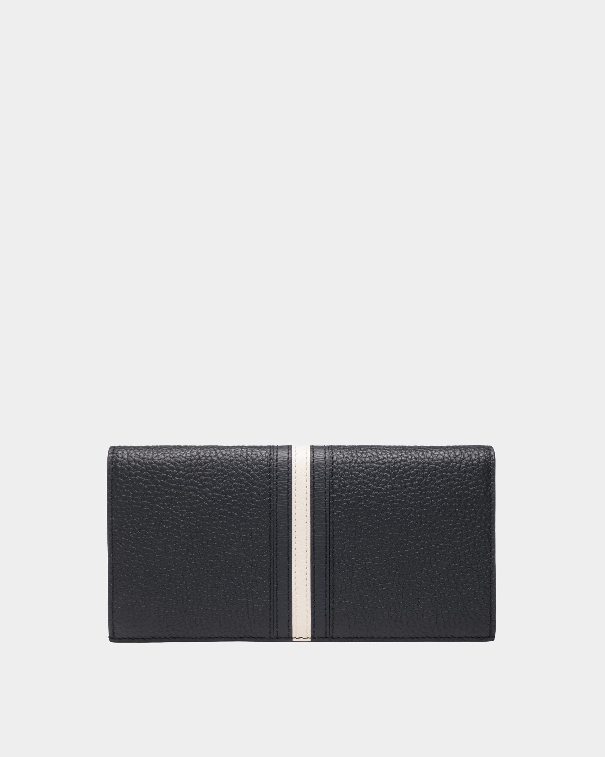 Ribbon Klassische Geldbörse Aus mitternachtsblauem Leder - Homme - Bally - 02