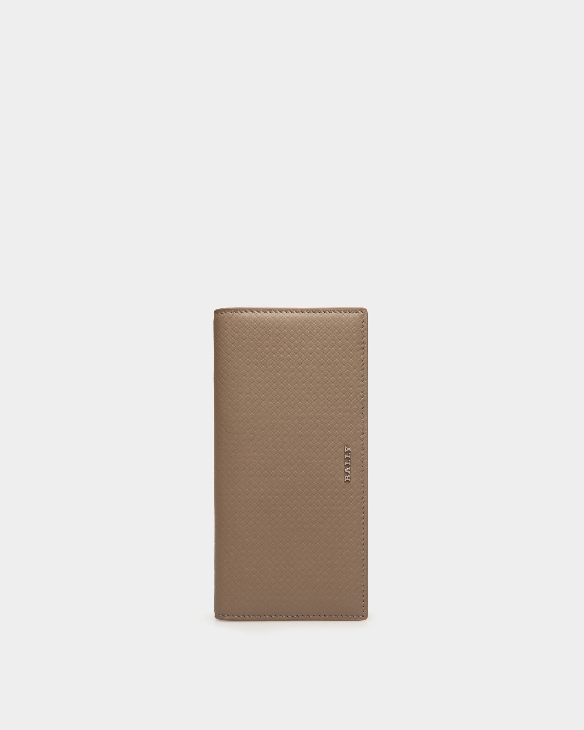 Continental Wallet in Beige Embossed Leather - Men's - Bally - 01