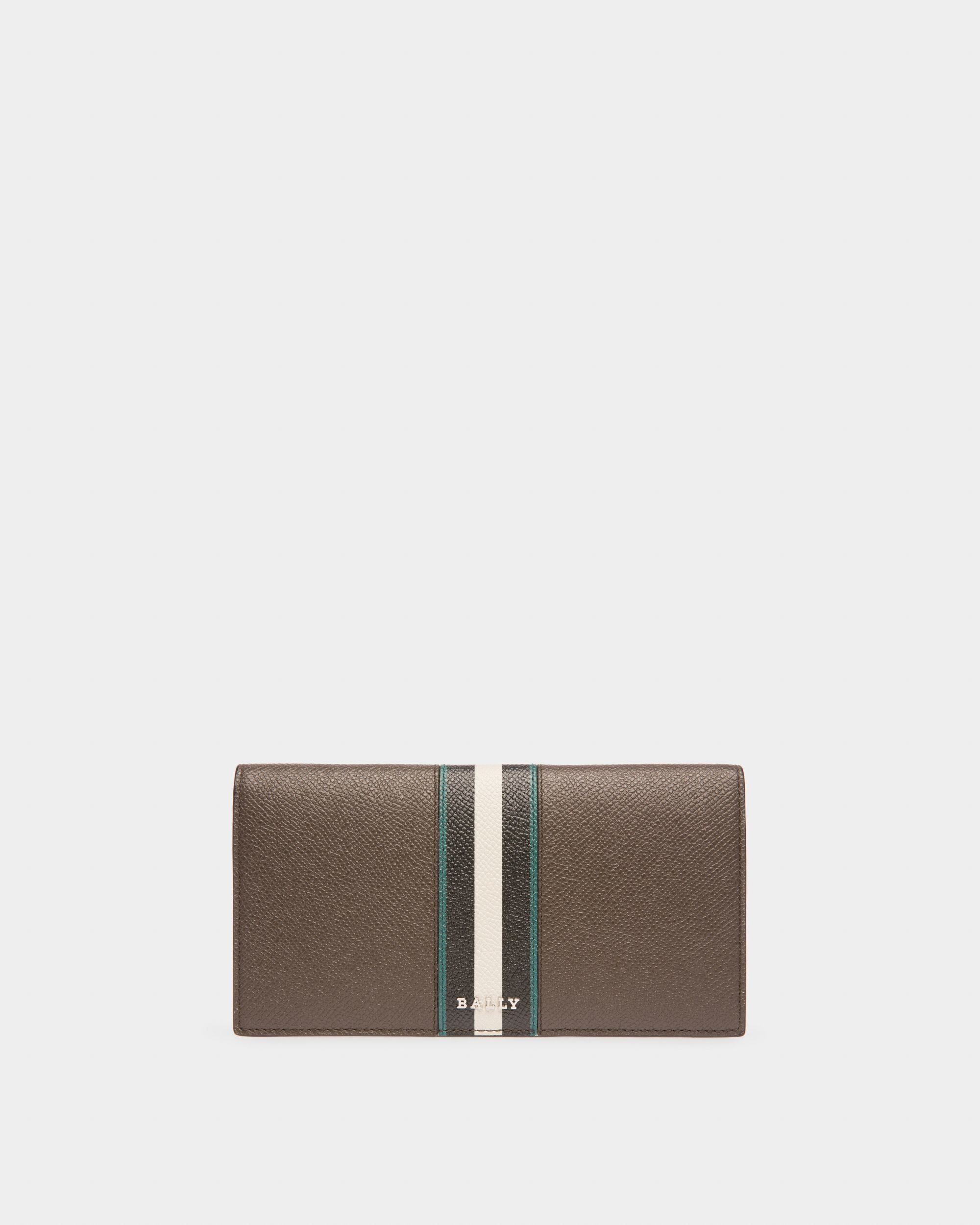 Bennel Brieftasche Aus Militärgrünem Leder Im Kontinentalformat - Herren - Bally - 01