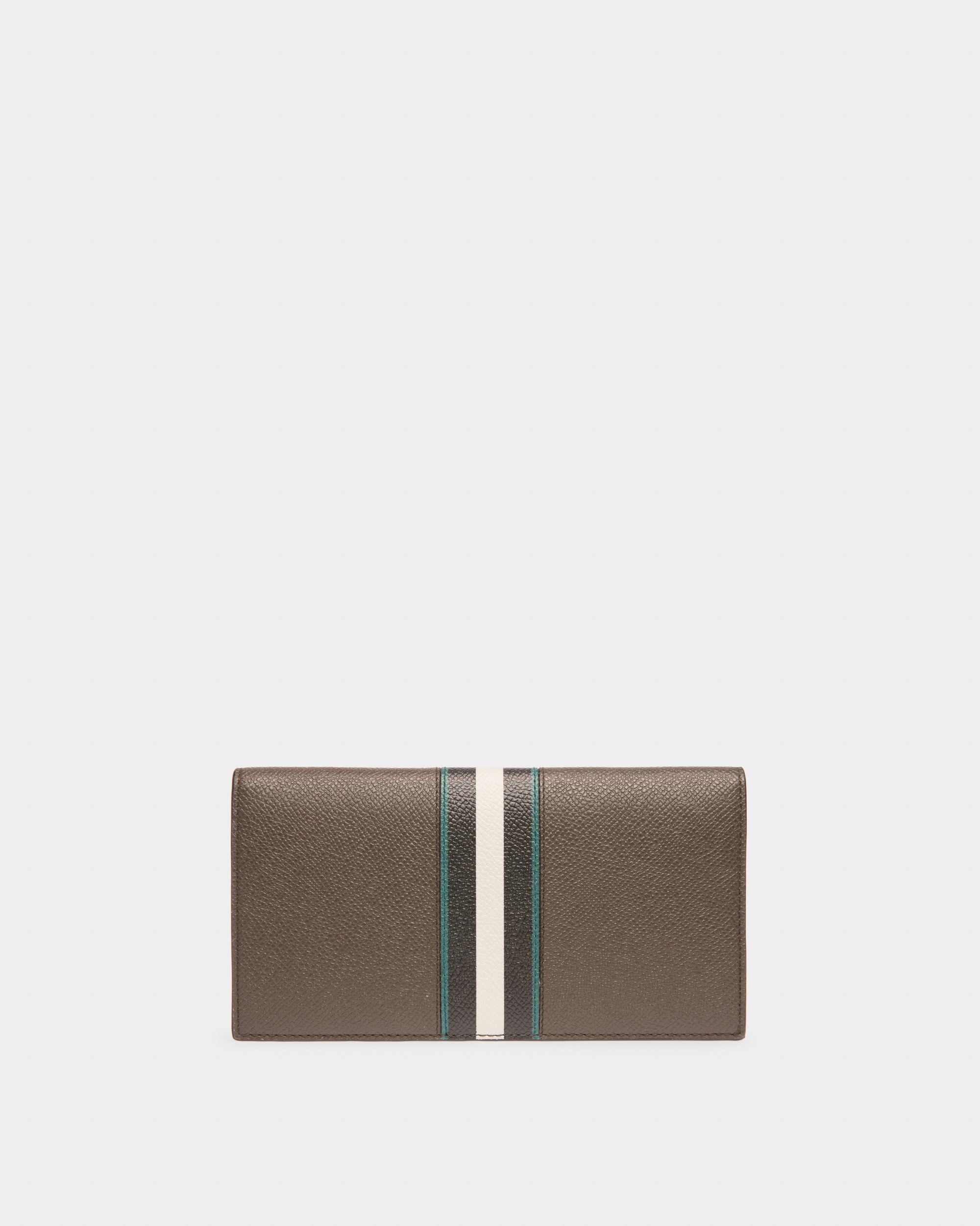 Bennel Brieftasche Aus Militärgrünem Leder Im Kontinentalformat - Herren - Bally - 02