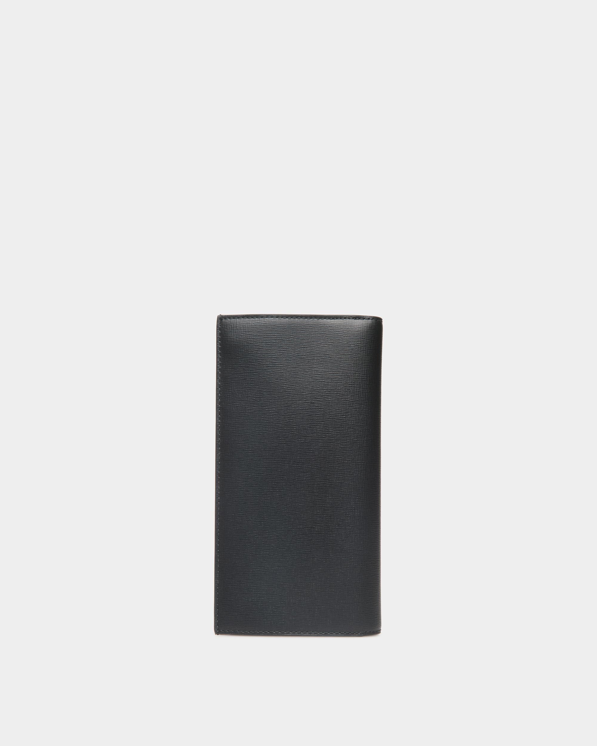 Mythos Continental Wallet In Black Recycled Leather - Men's - Bally - 02