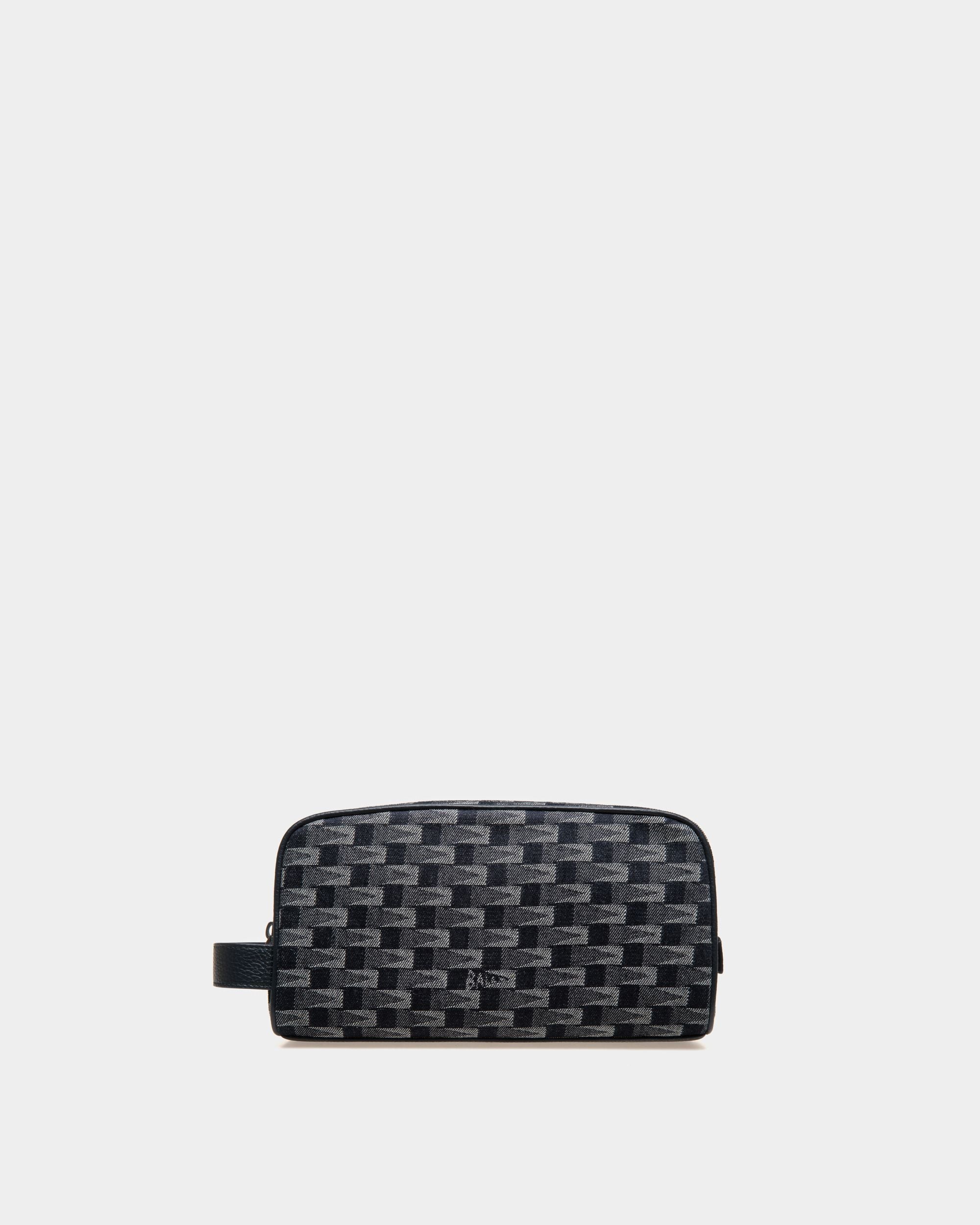 Trousse De Toilette Pennant En Denim - Homme - Bally - 01